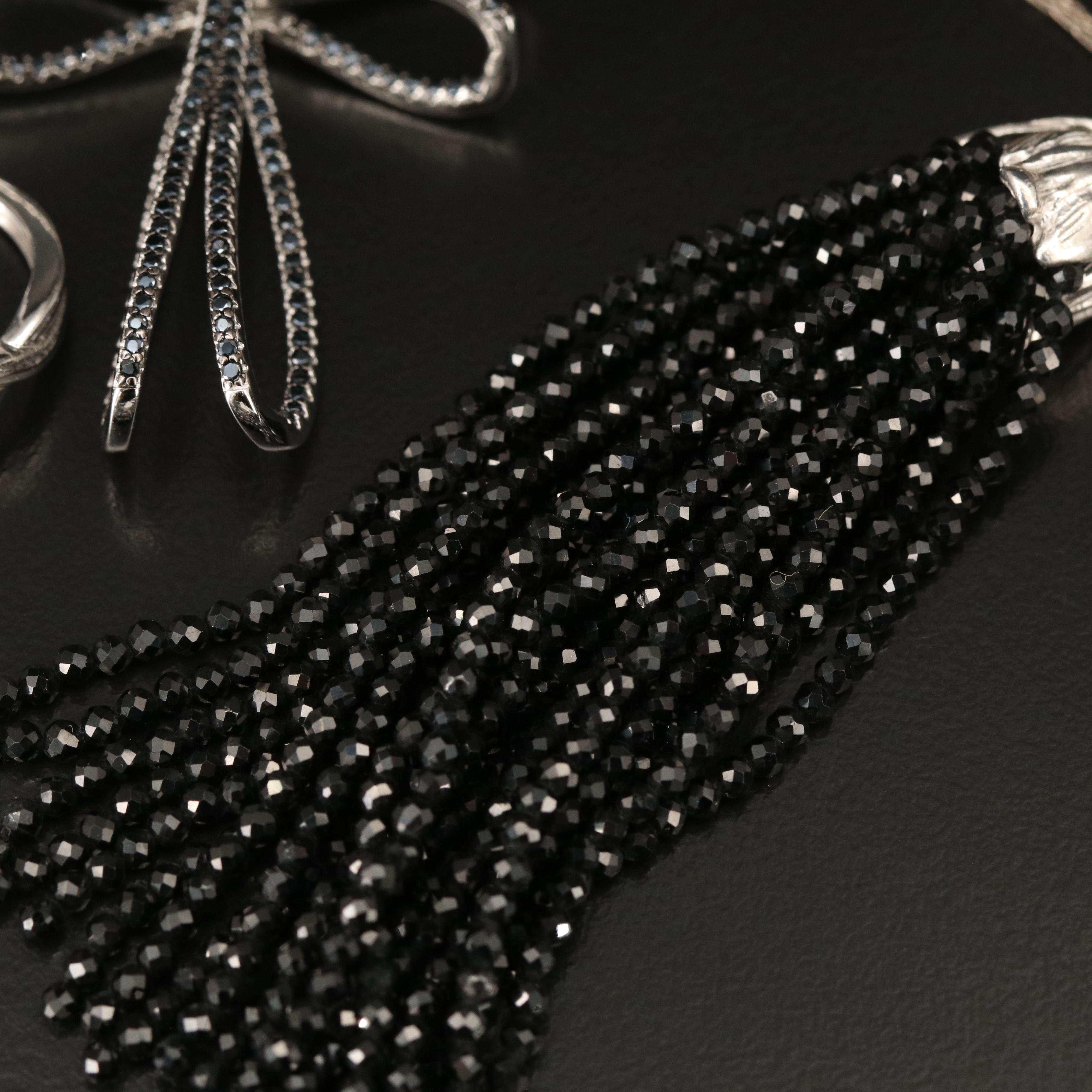 Sterling Jewelry Collection Including Corundum, Diamond and Spinel