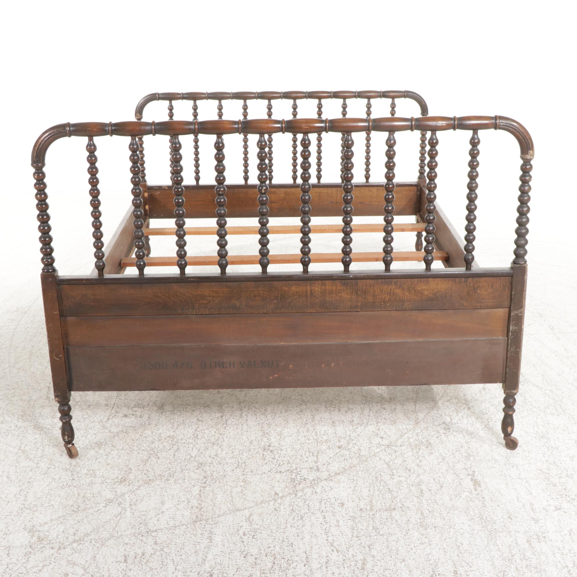 Northern Furniture Jenny Lind Style Full Size Bed, Early to Mid 20th Century