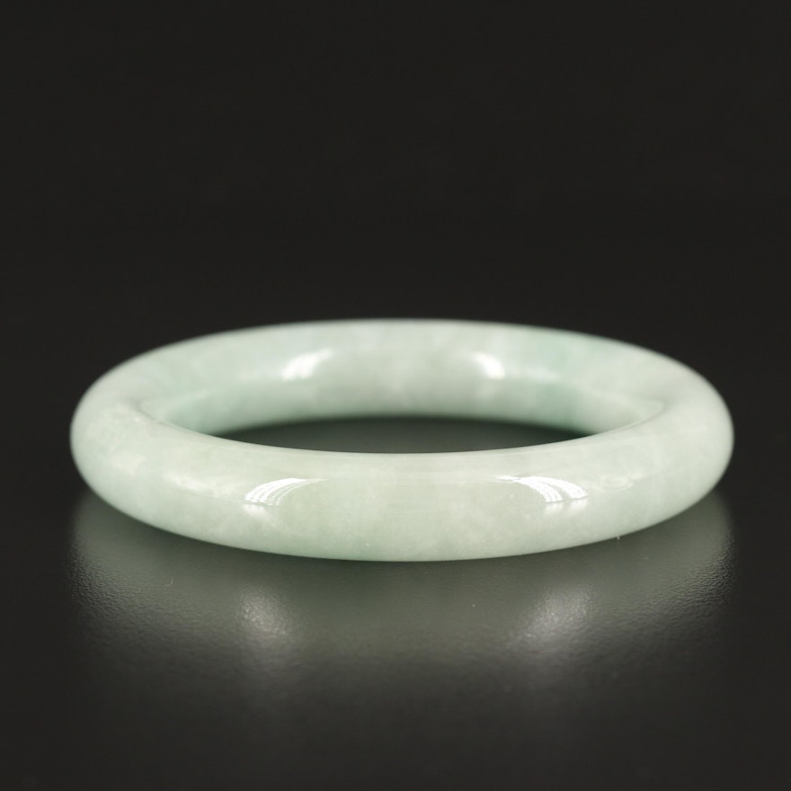 Jadeite Hololith Bangle