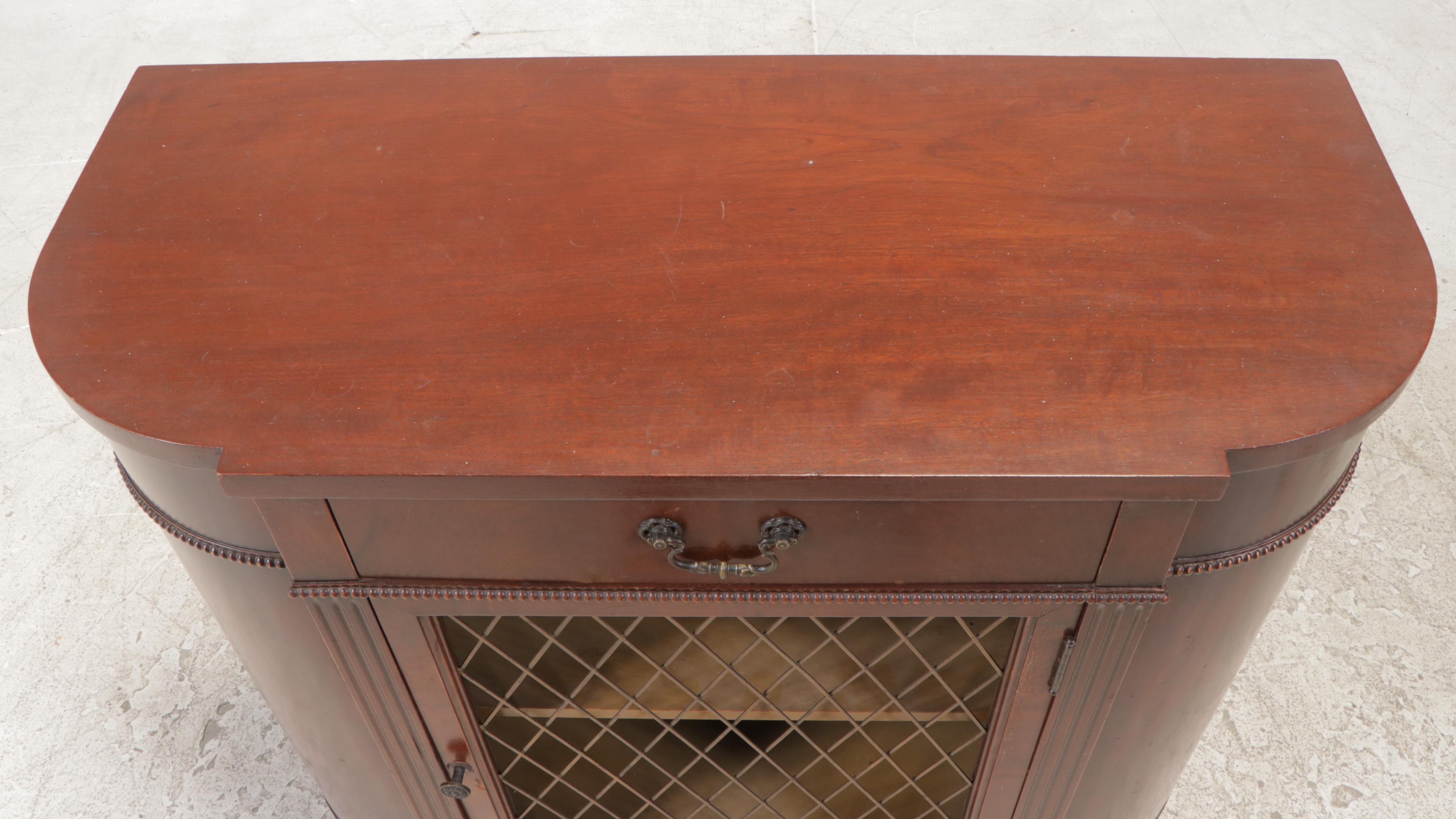 Regency Style Mahogany Side Cabinet, Early to Mid 20th Century