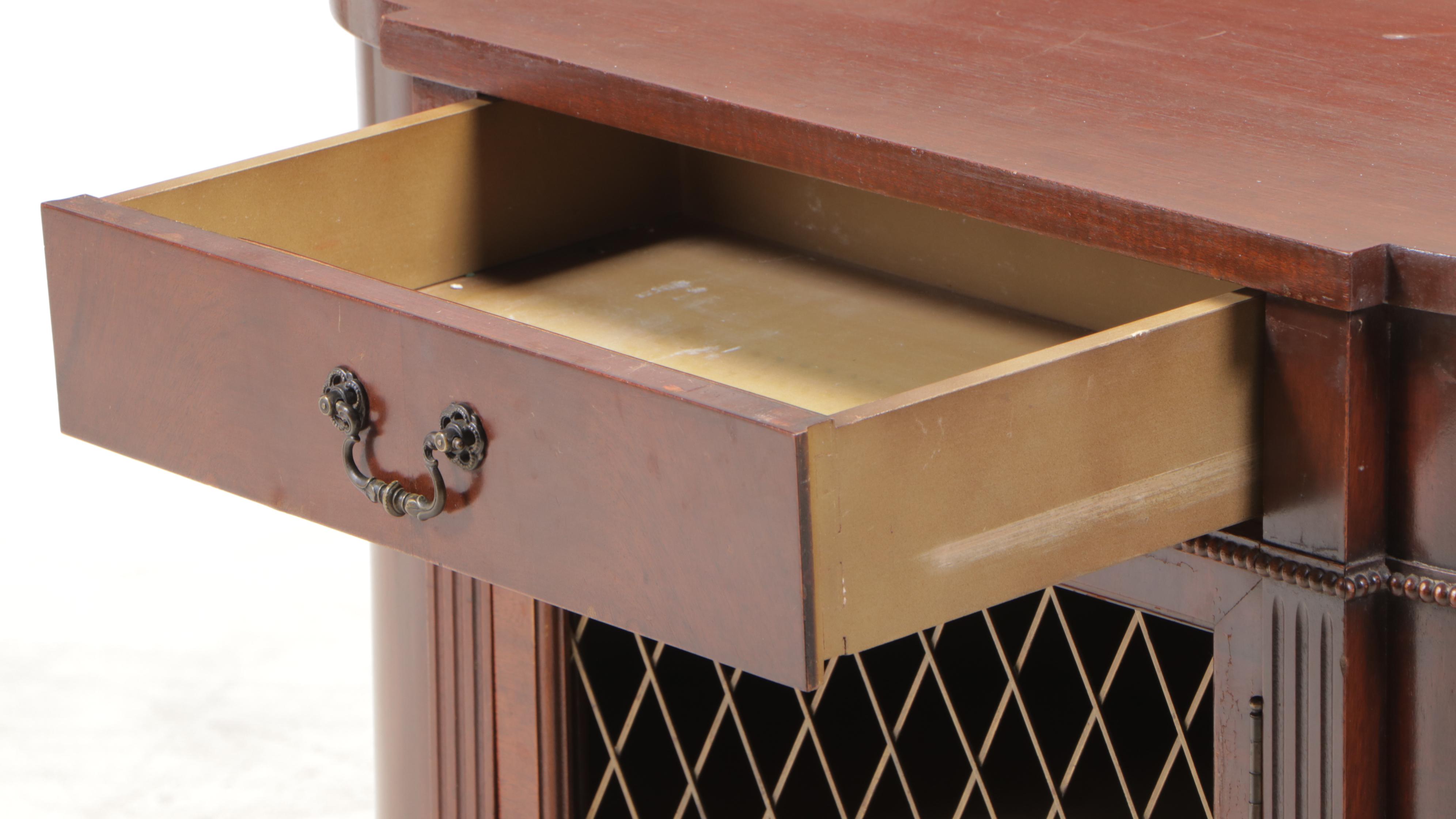Regency Style Mahogany Side Cabinet, Early to Mid 20th Century