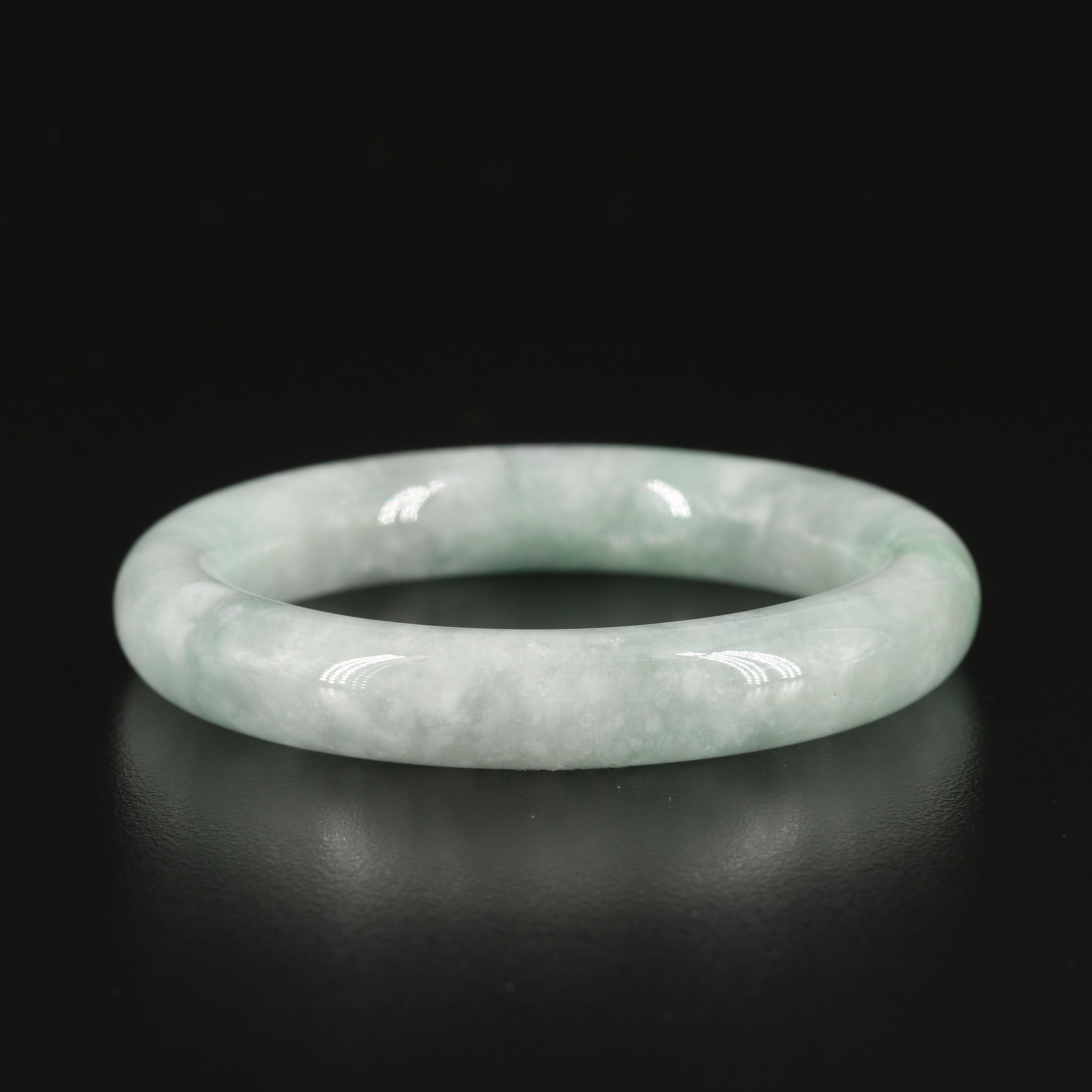 Jadeite Hololith Bangle