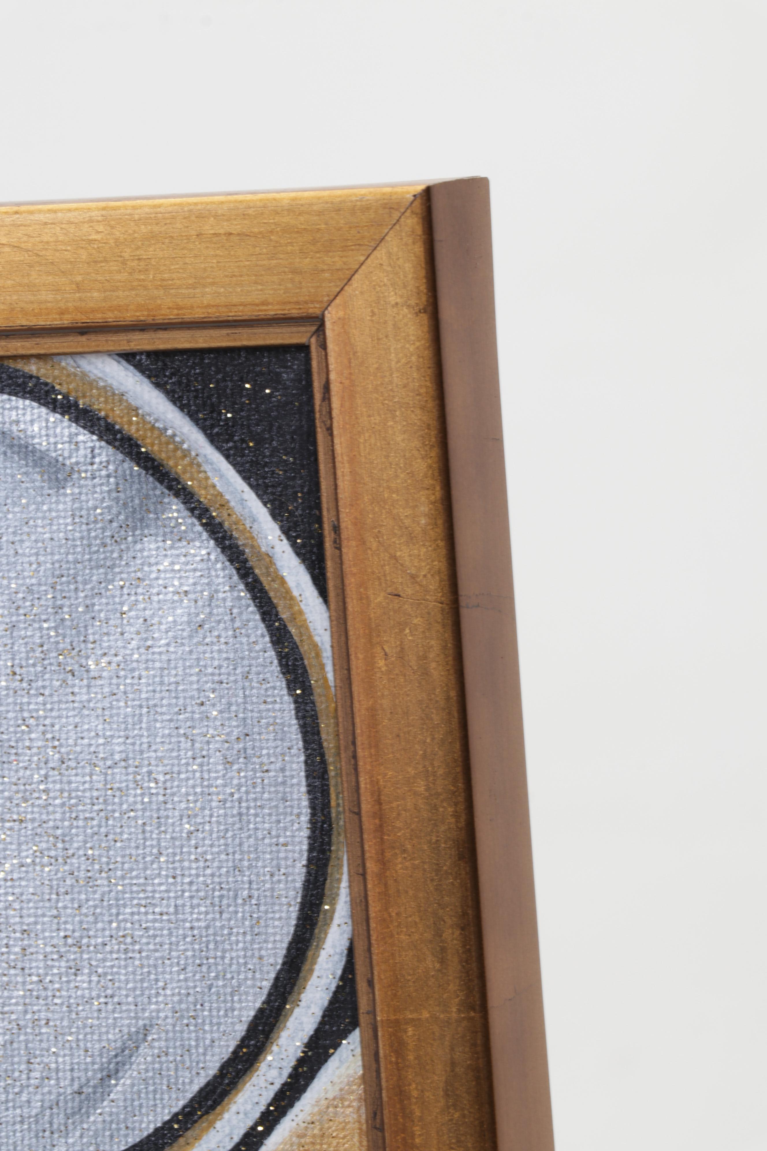 Cheri Clem Mixed Media Painting "The Mountains Are Calling," 2022