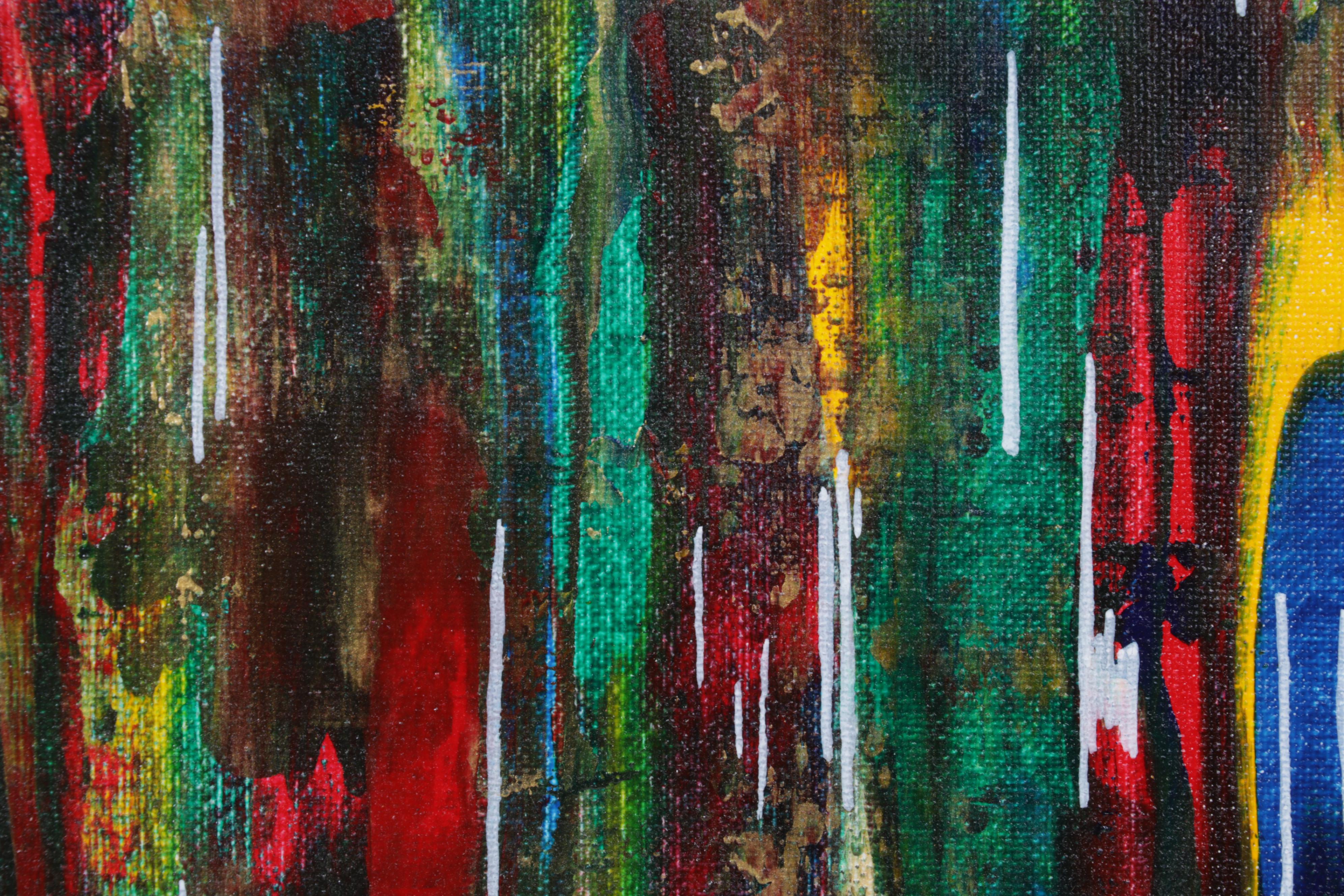 Cheri Clem Abstract Acrylic Painting "Transition," 2022