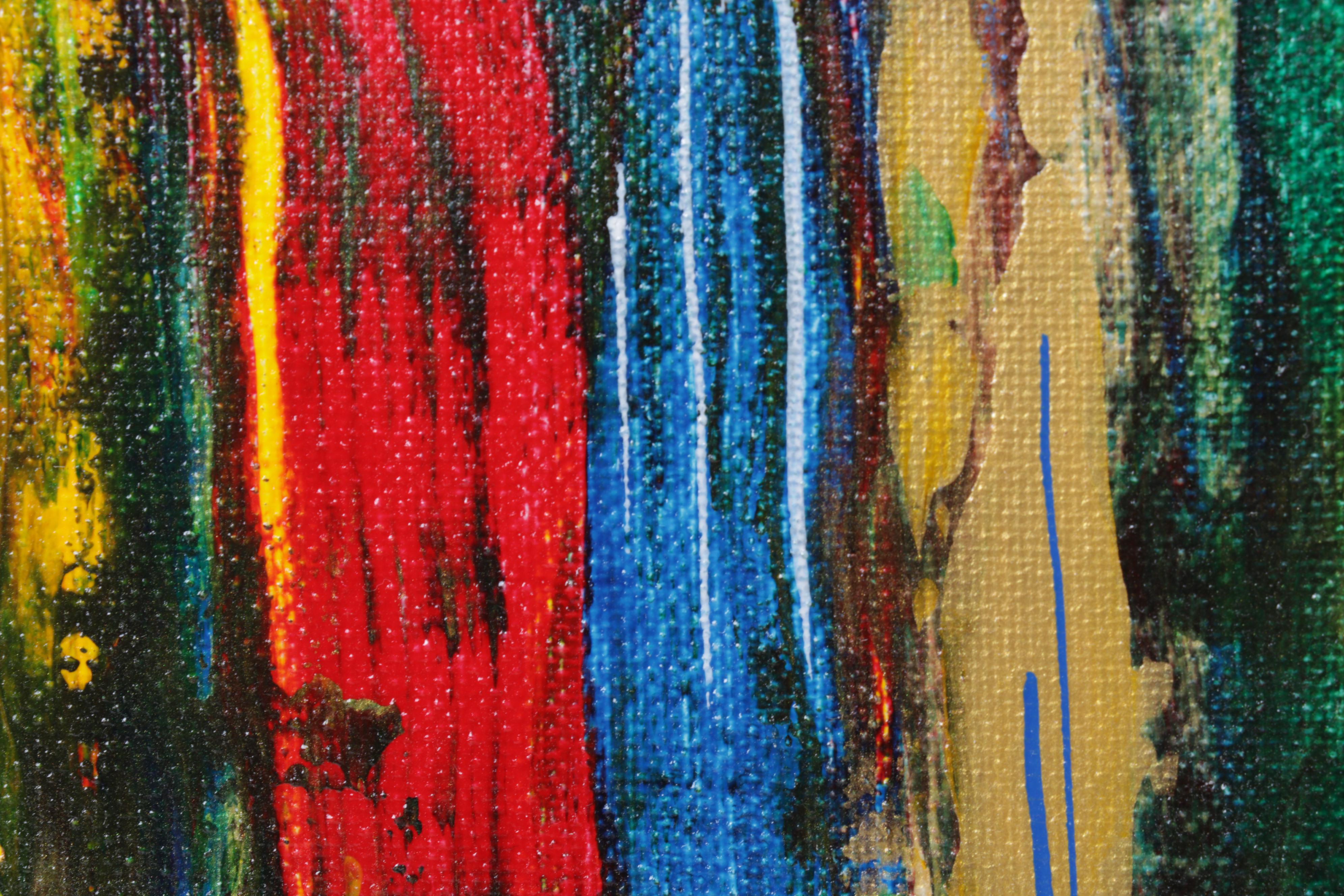 Cheri Clem Abstract Acrylic Painting "Transition," 2022