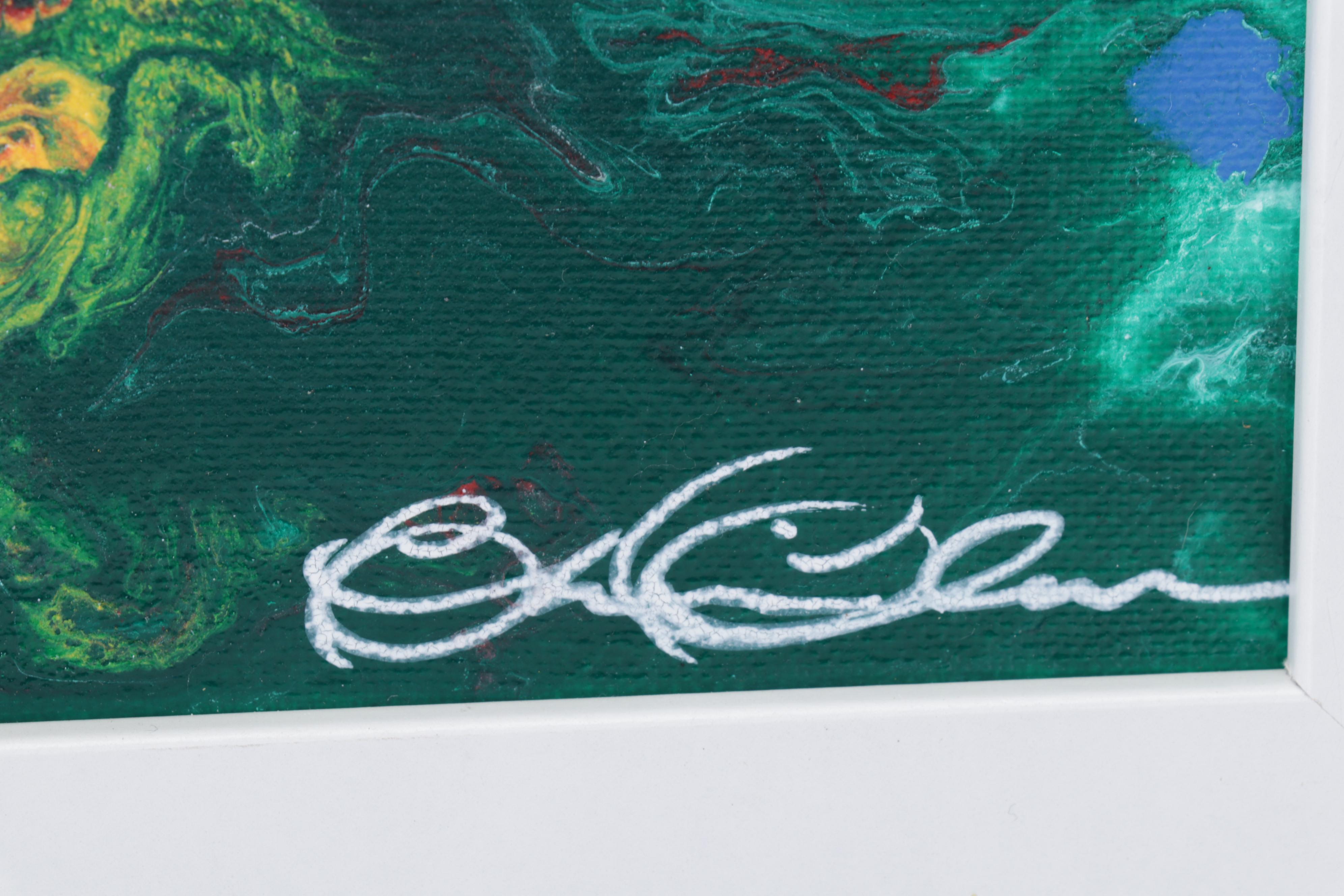 Cheri Clem Abstract Acrylic Painting "Transition," 2022