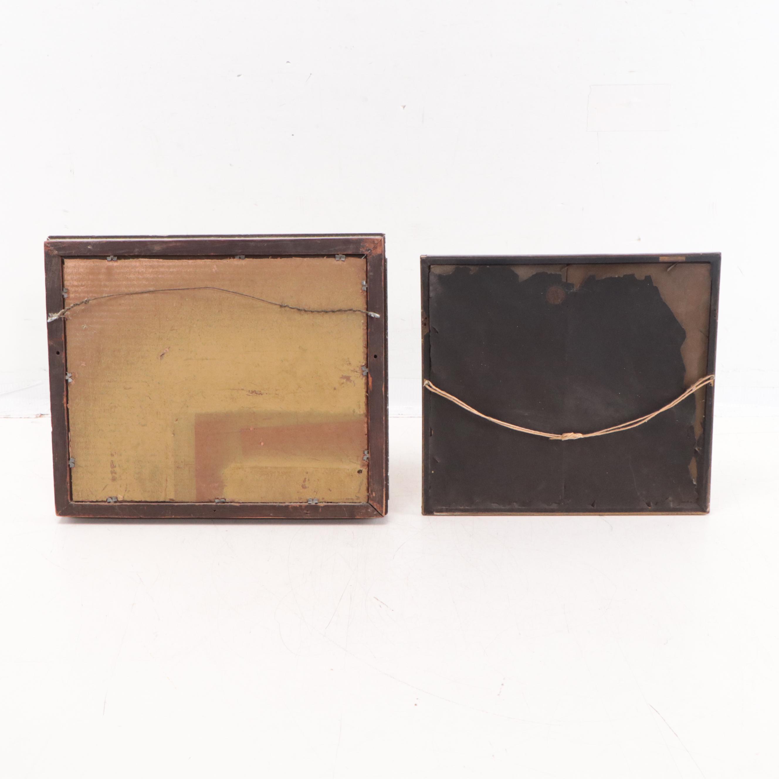 Seascape Watercolor Paintings, Late 19th Century