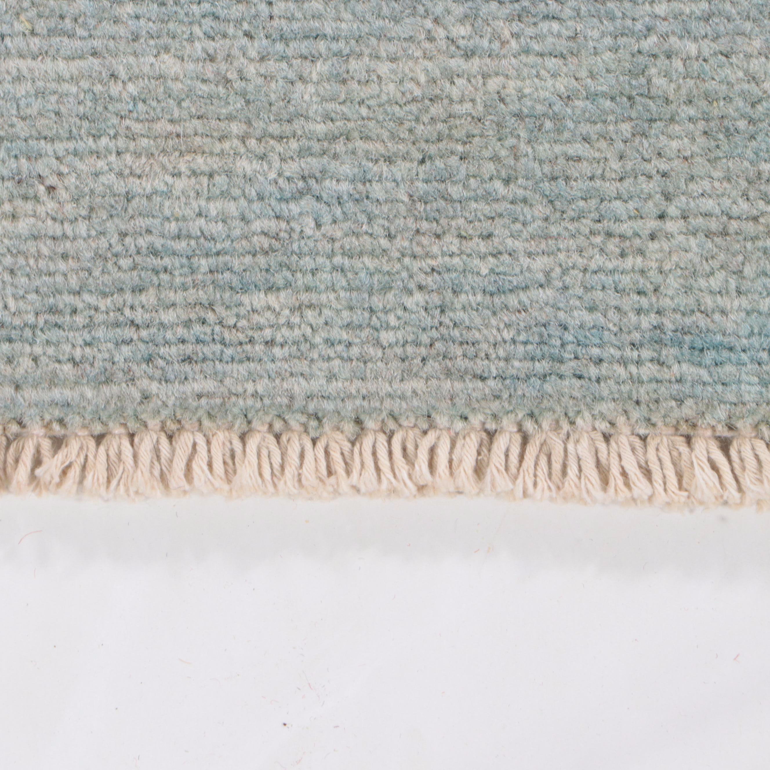 7'11 x 9'9 Hand-Knotted Indo-Persian Gabbeh Area Rug