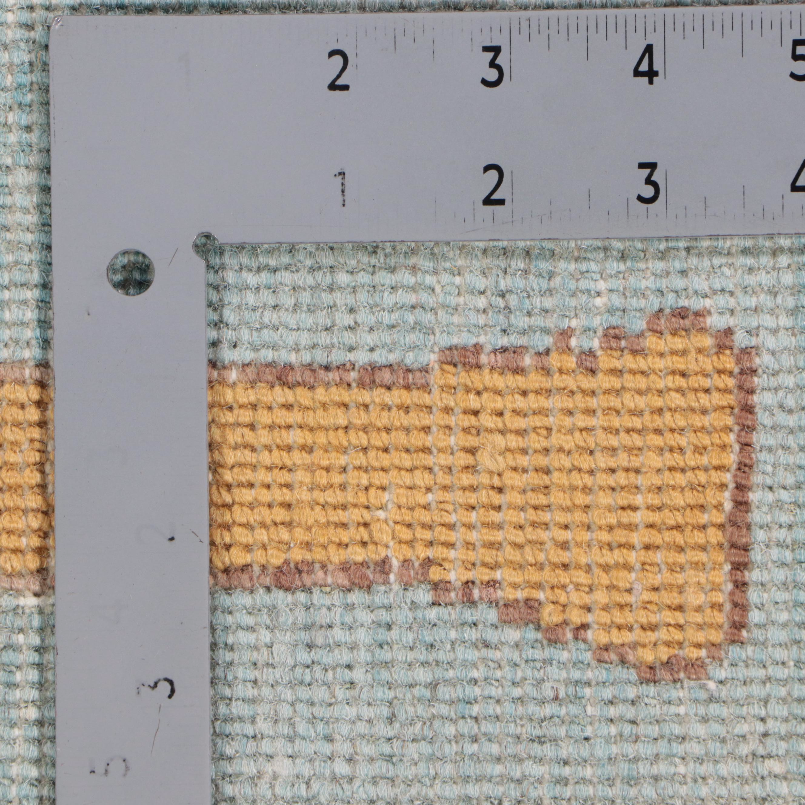 7'11 x 9'9 Hand-Knotted Indo-Persian Gabbeh Area Rug