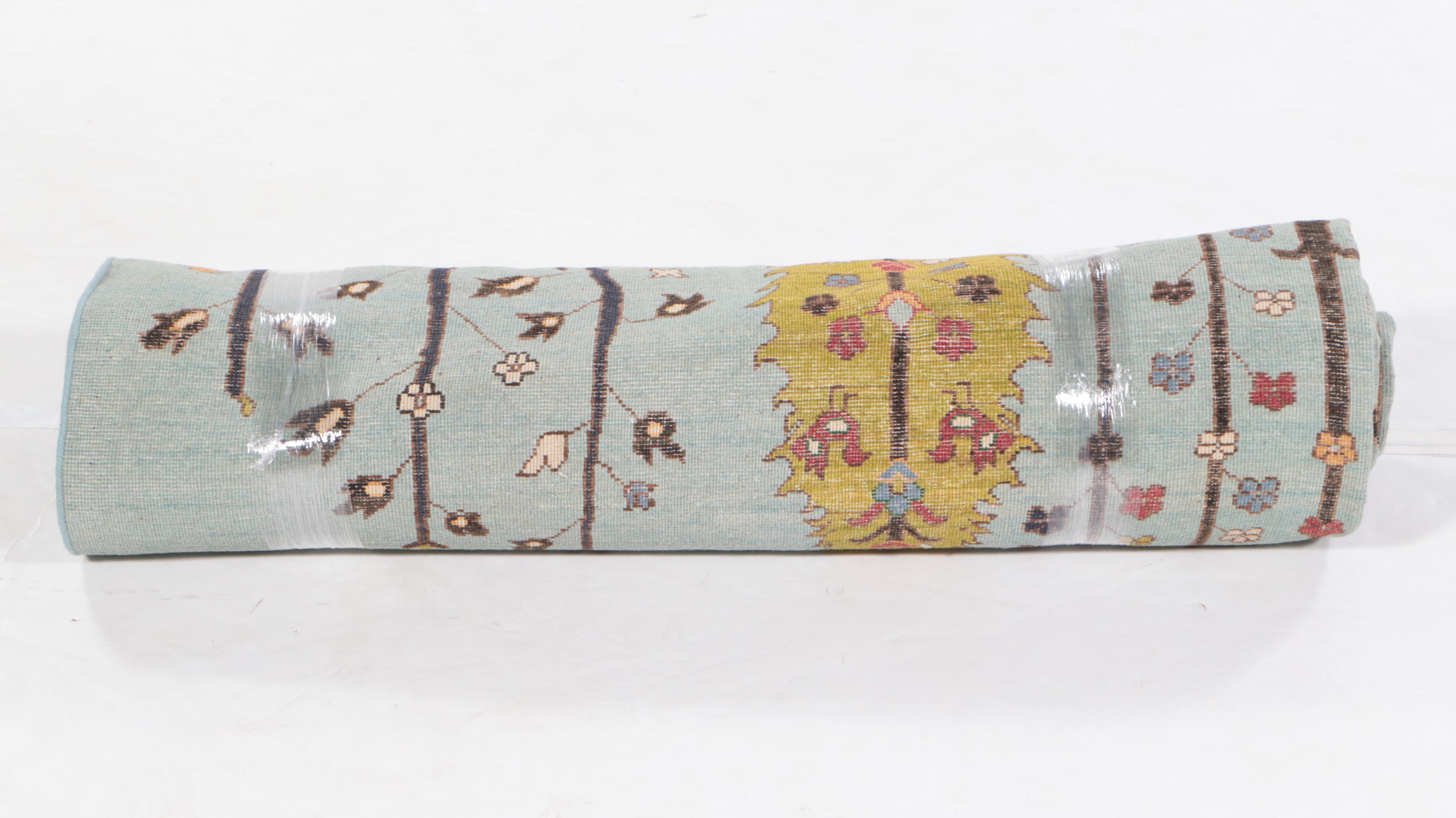 7'11 x 9'9 Hand-Knotted Indo-Persian Gabbeh Area Rug