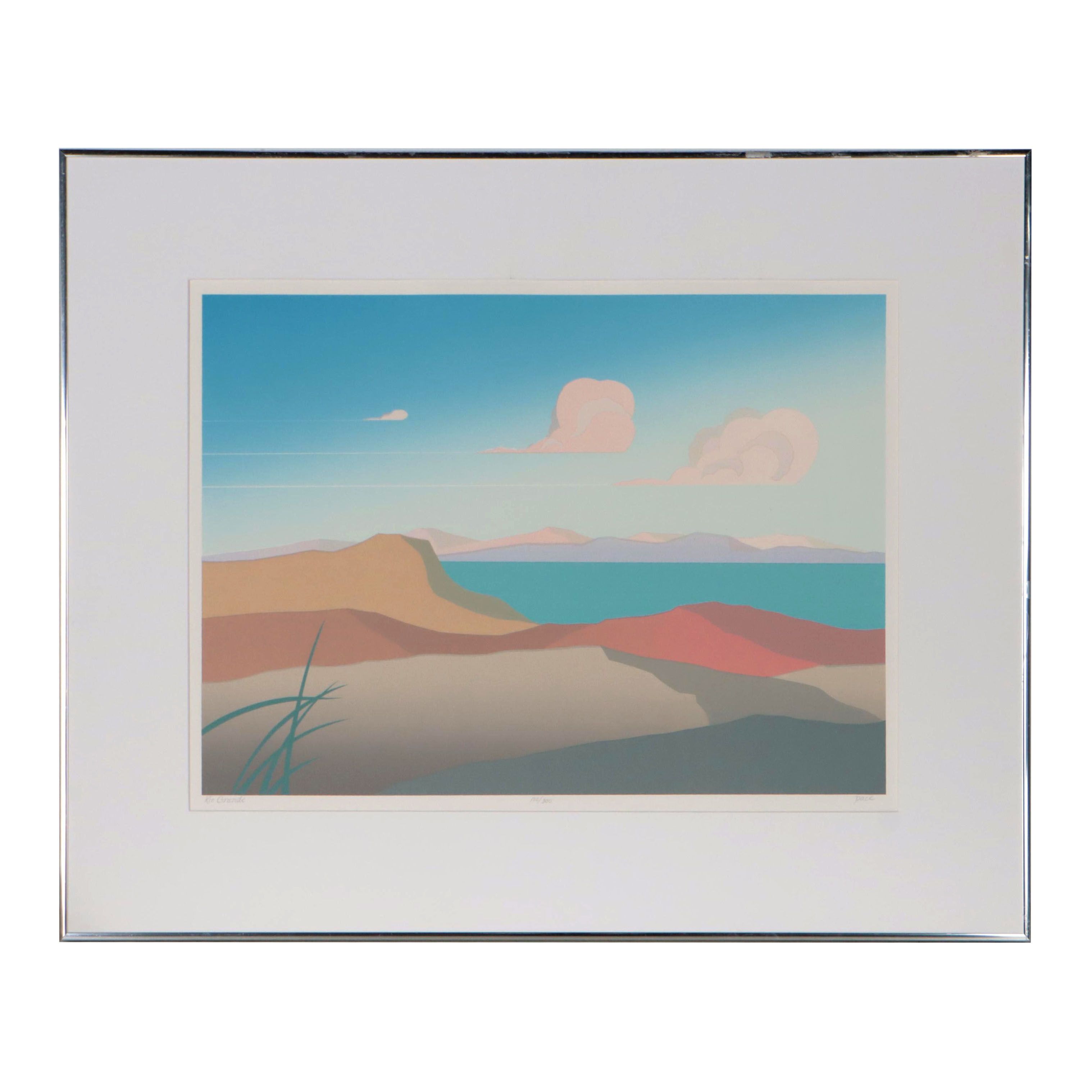 Pace River Landscape Serigraph "Rio Grande"