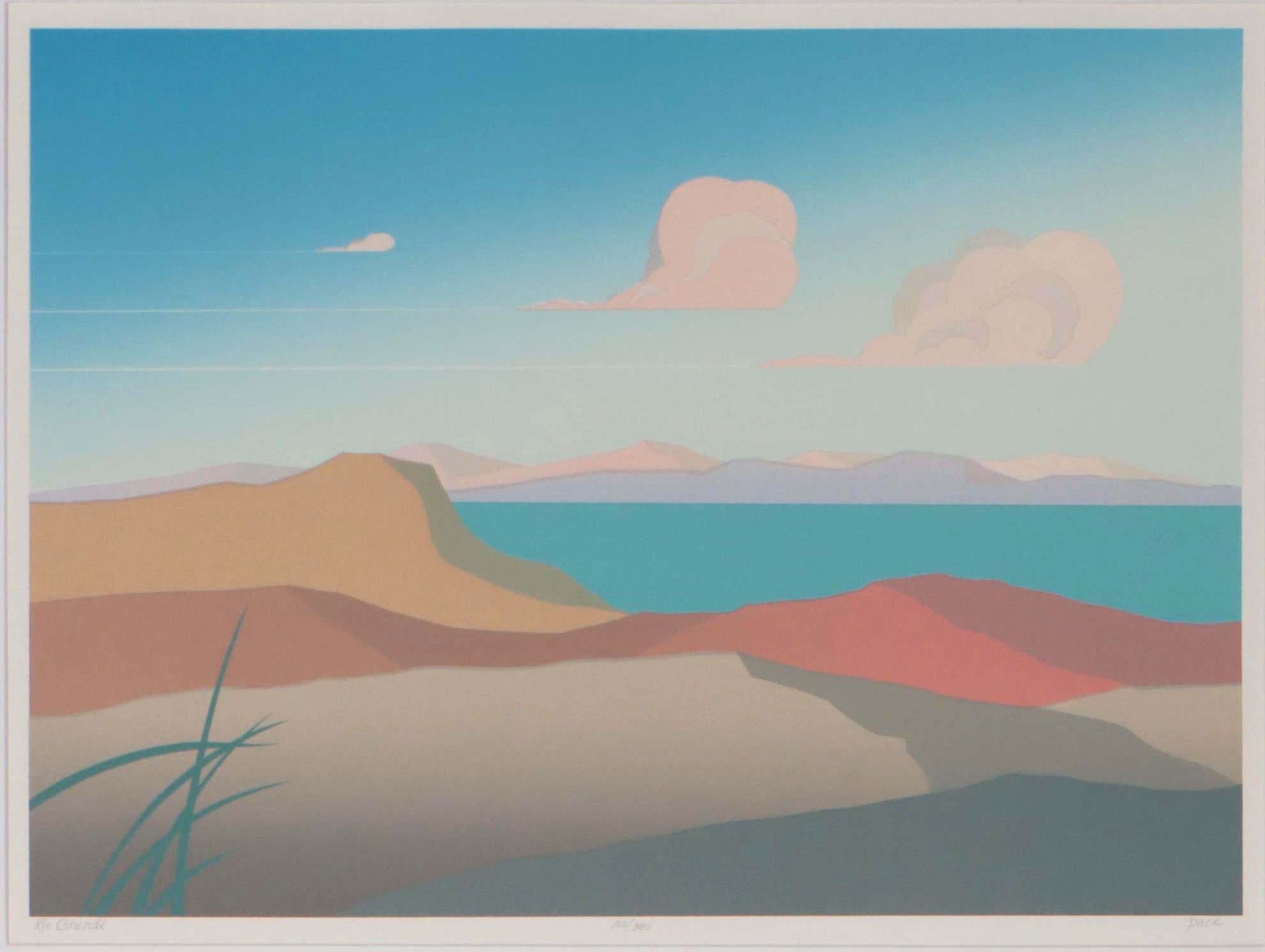 Pace River Landscape Serigraph "Rio Grande"