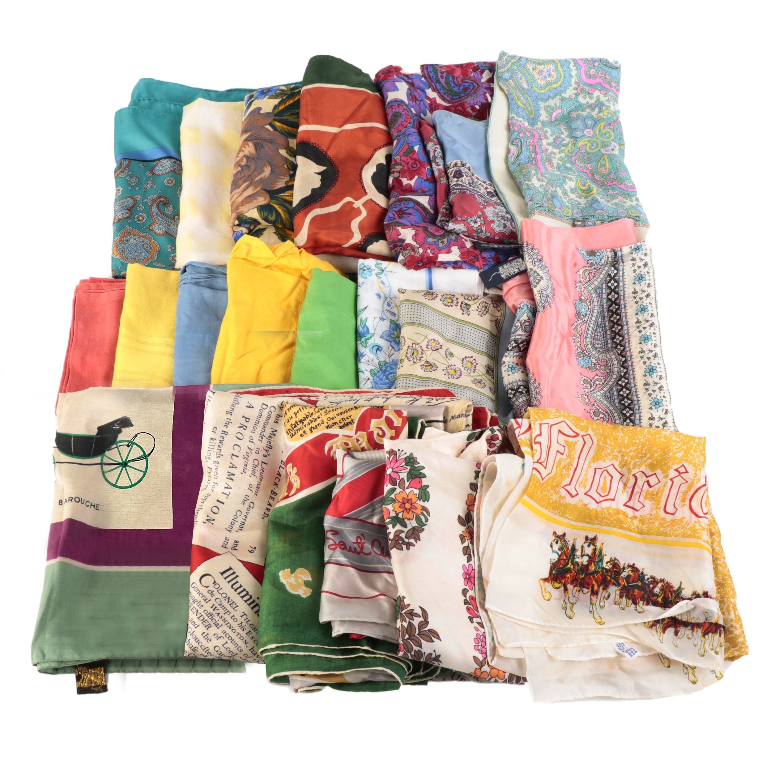 Polo Ralph Lauren, Symphony Scarves, Trimingham's, and Other Scarves