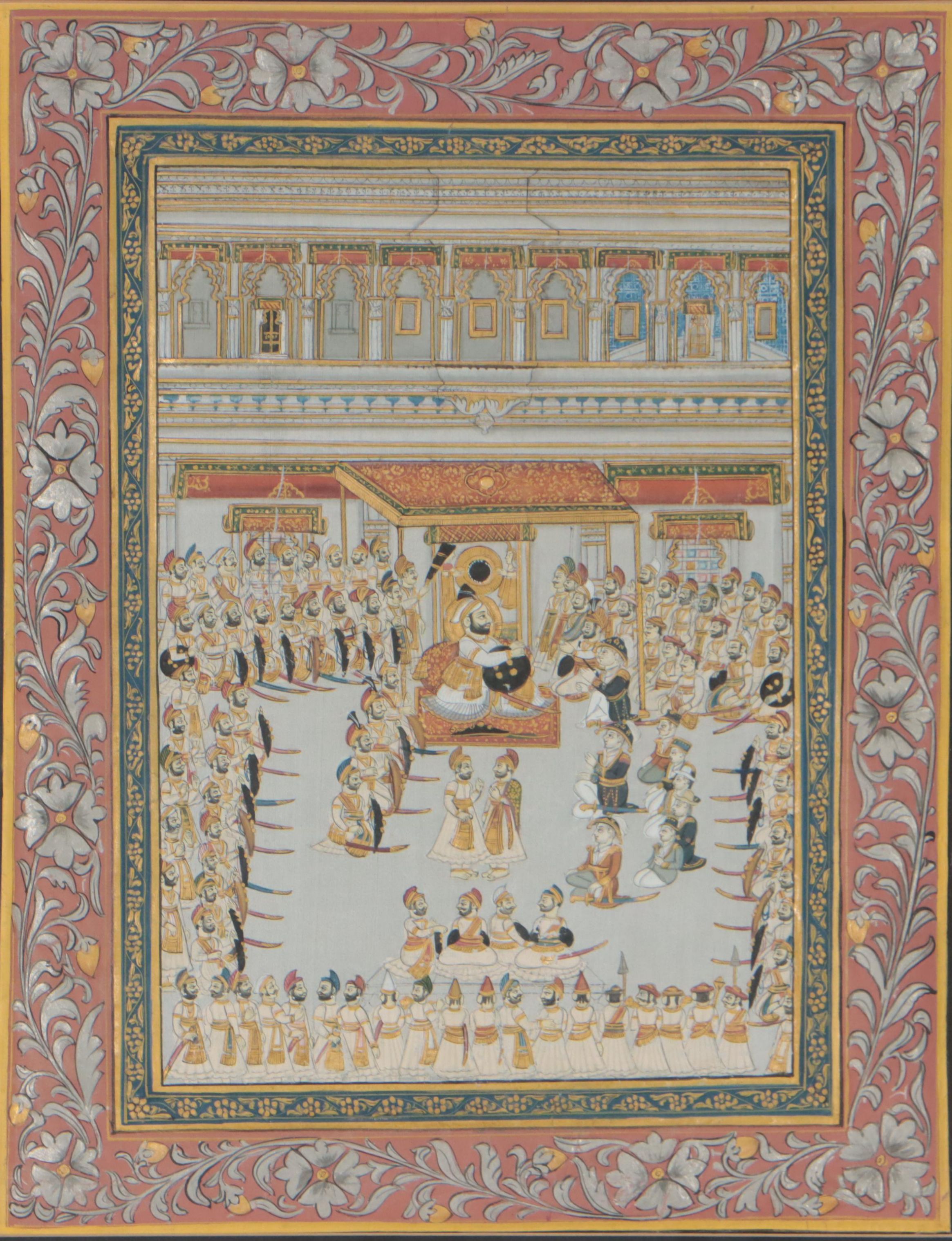 Rajasthan School Gouache Painting