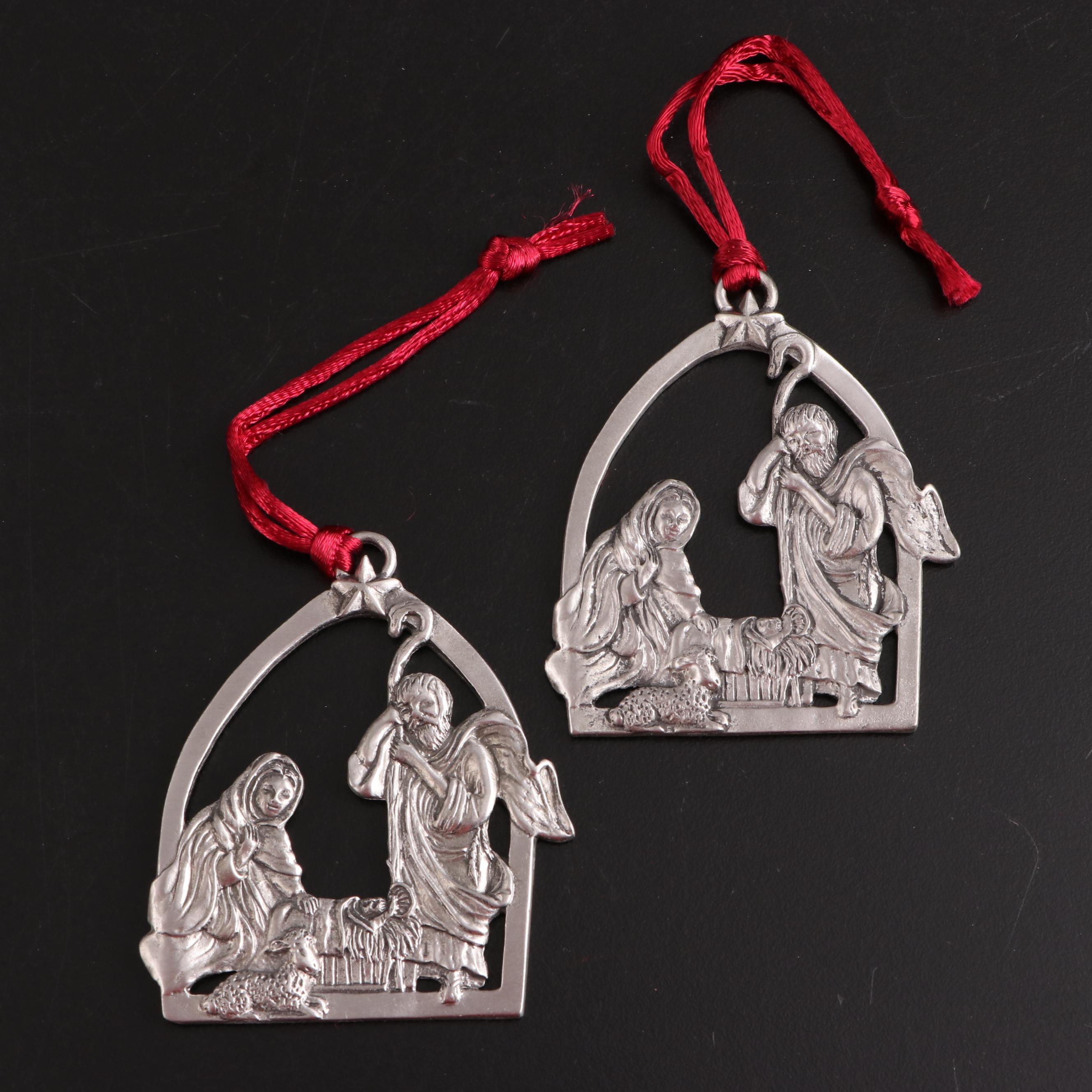 Goebel Hummel Christmas Bell with Other Ornaments and Votive