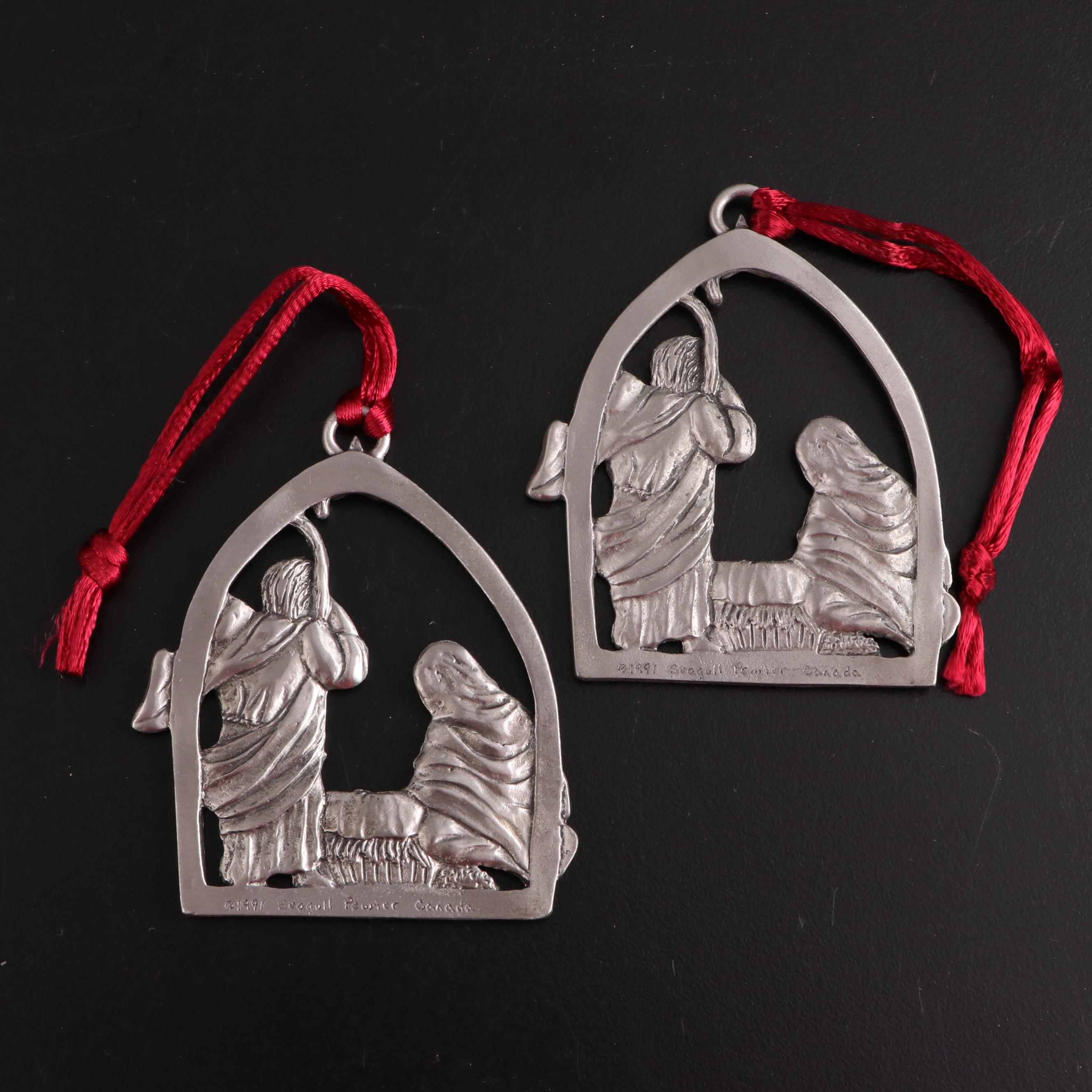 Goebel Hummel Christmas Bell with Other Ornaments and Votive