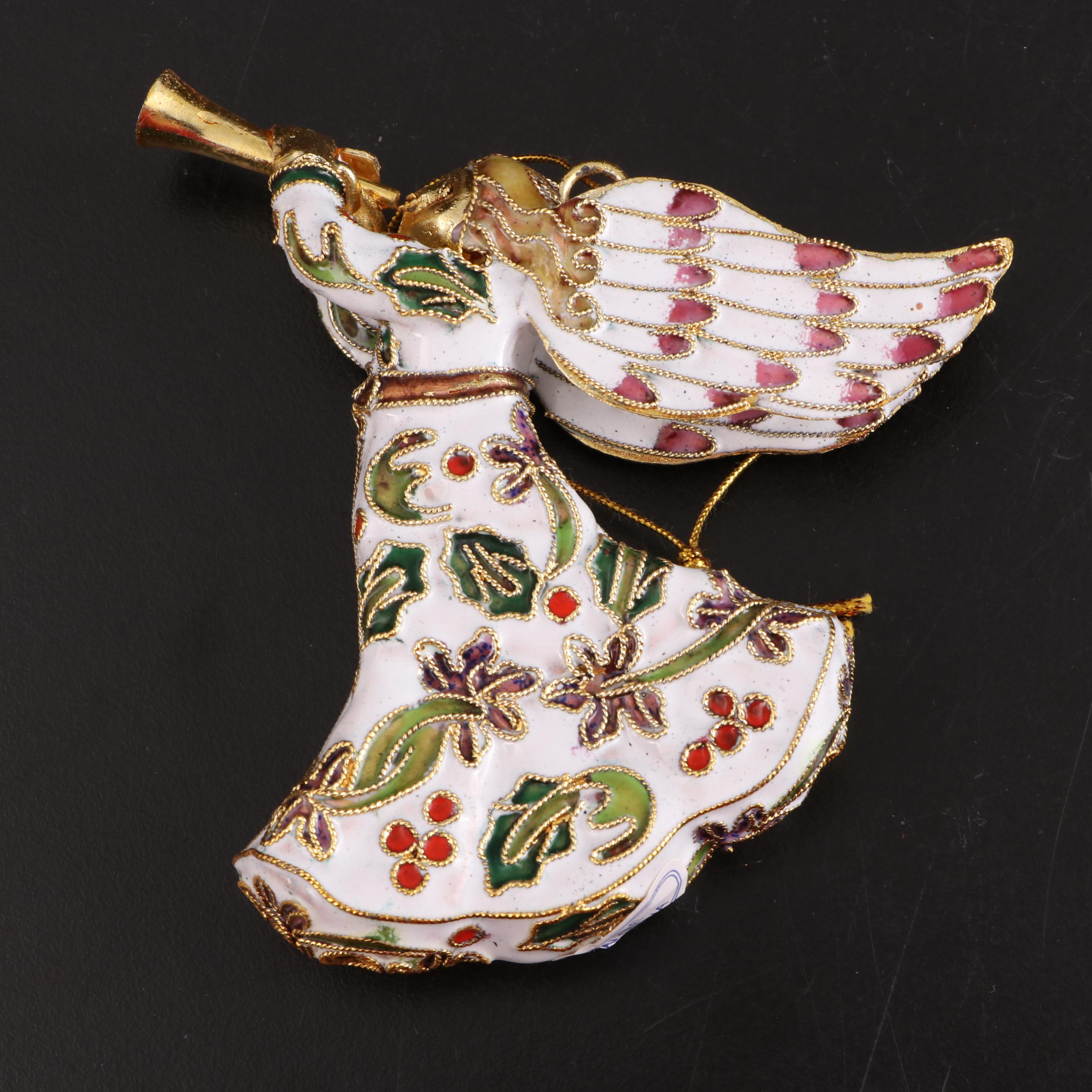 Goebel Hummel Christmas Bell with Other Ornaments and Votive