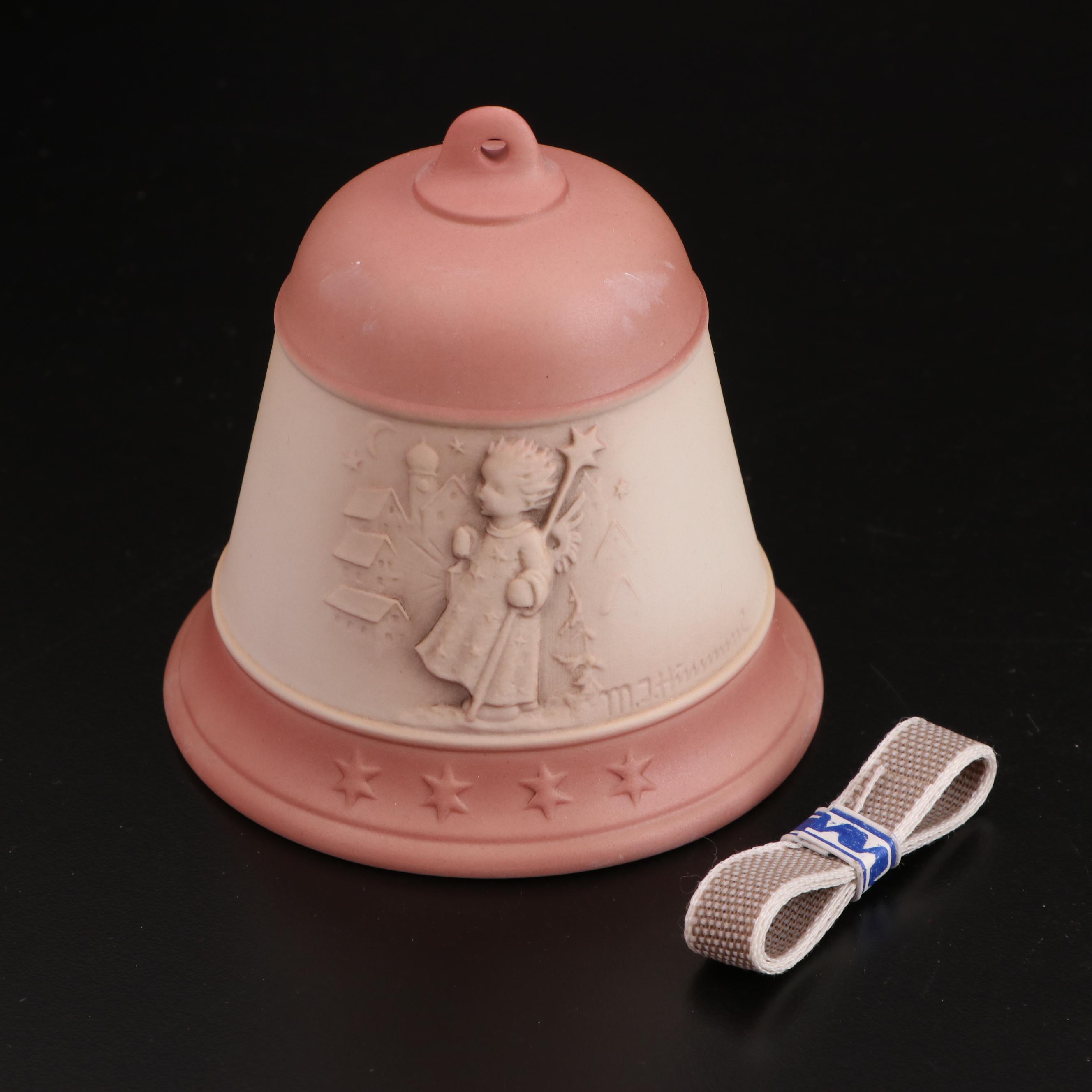 Goebel Hummel Christmas Bell with Other Ornaments and Votive