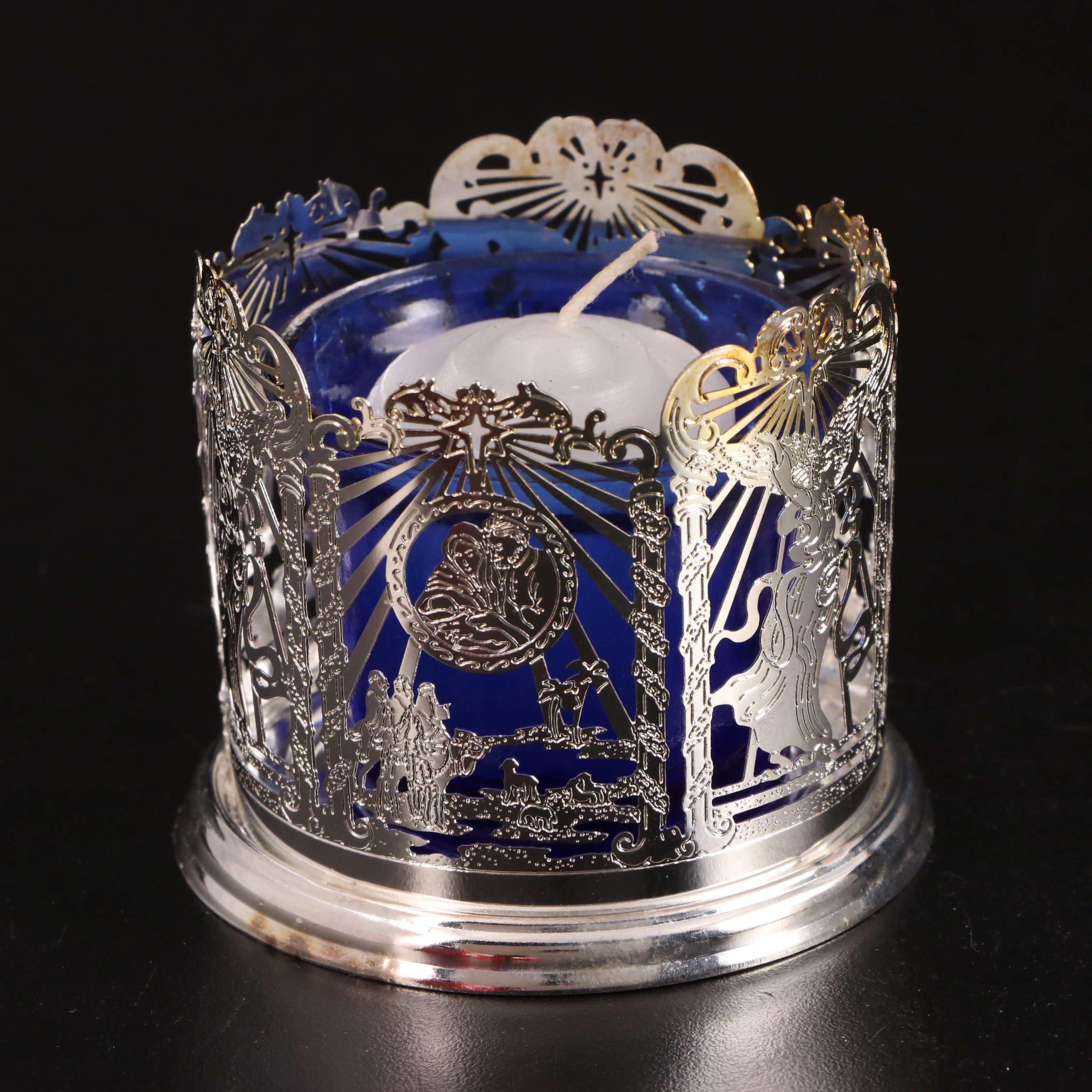 Goebel Hummel Christmas Bell with Other Ornaments and Votive