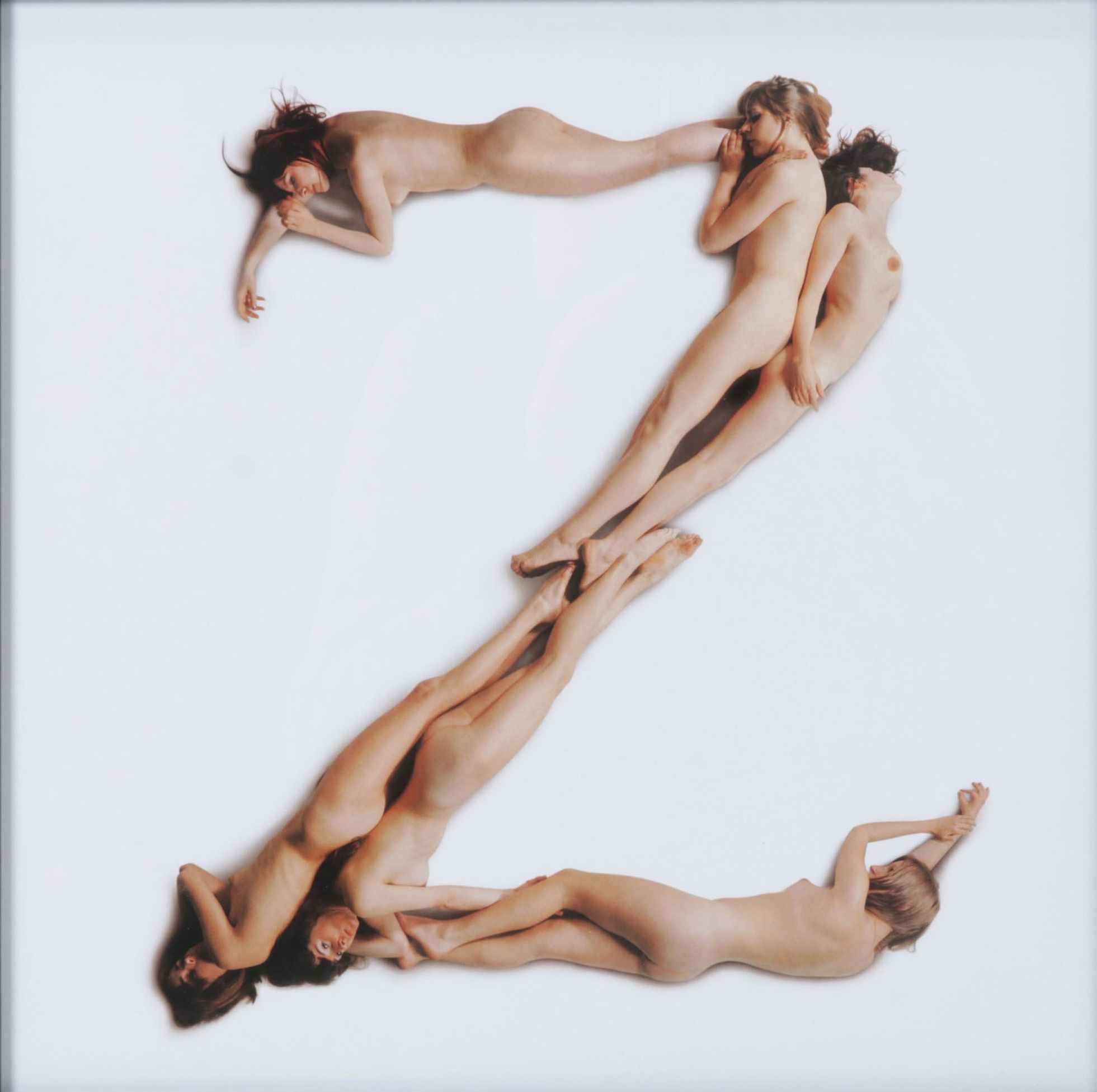 Posed Nudes Offset Lithograph "Z" From "Belles Lettres: A Photo-Alphabet," 1971