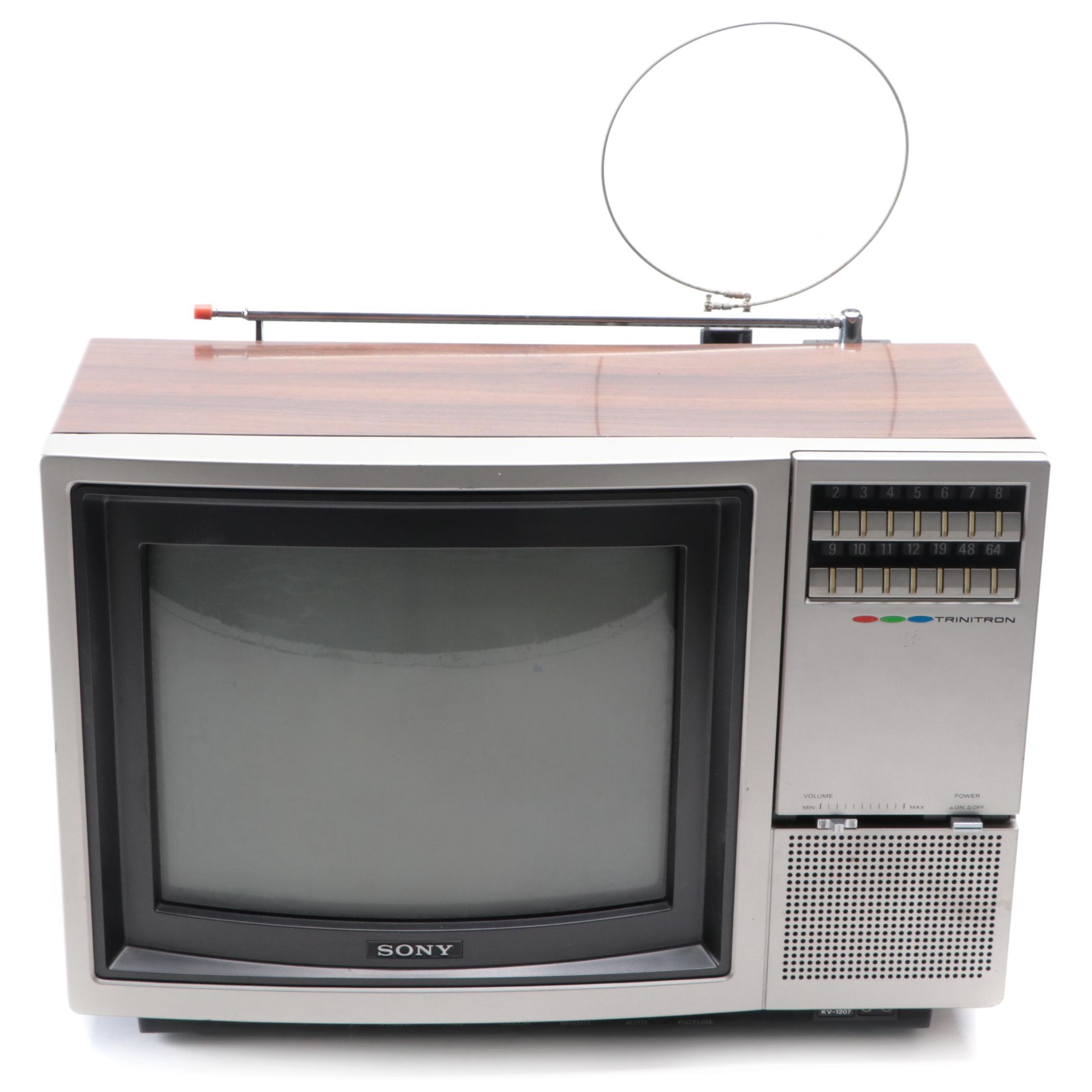 Sony Trinitron KV-1207 Color Television Receiver, 1982