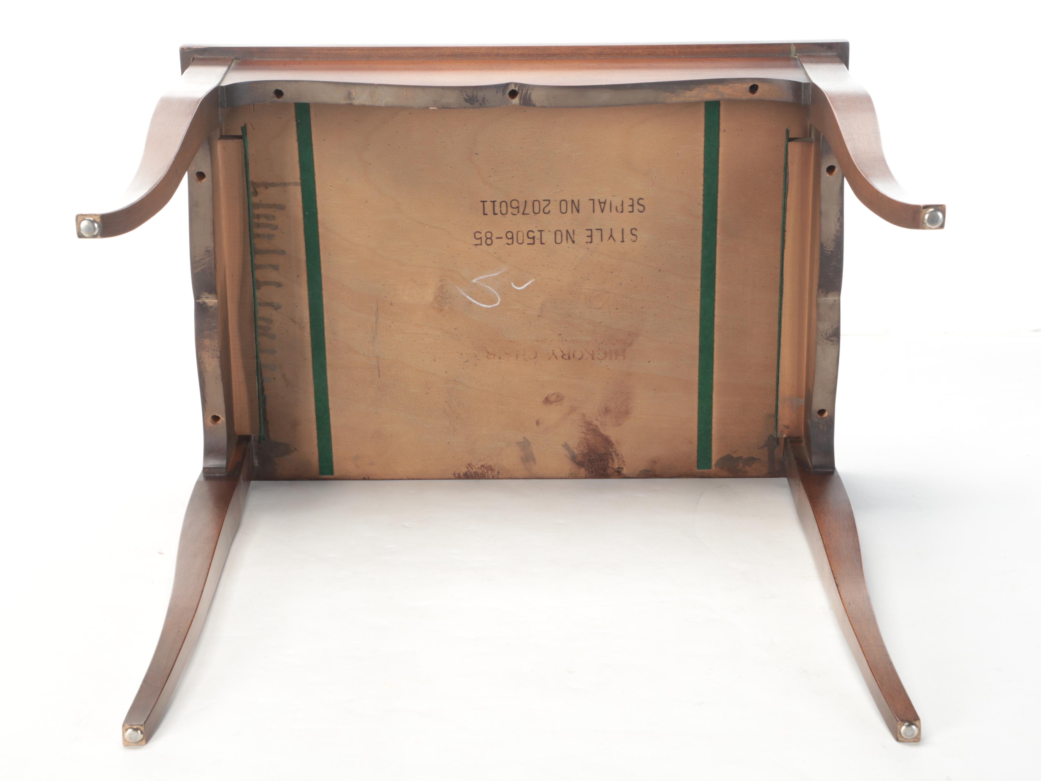 Hickory Chair Furniture Co. Walnut-Finish Table