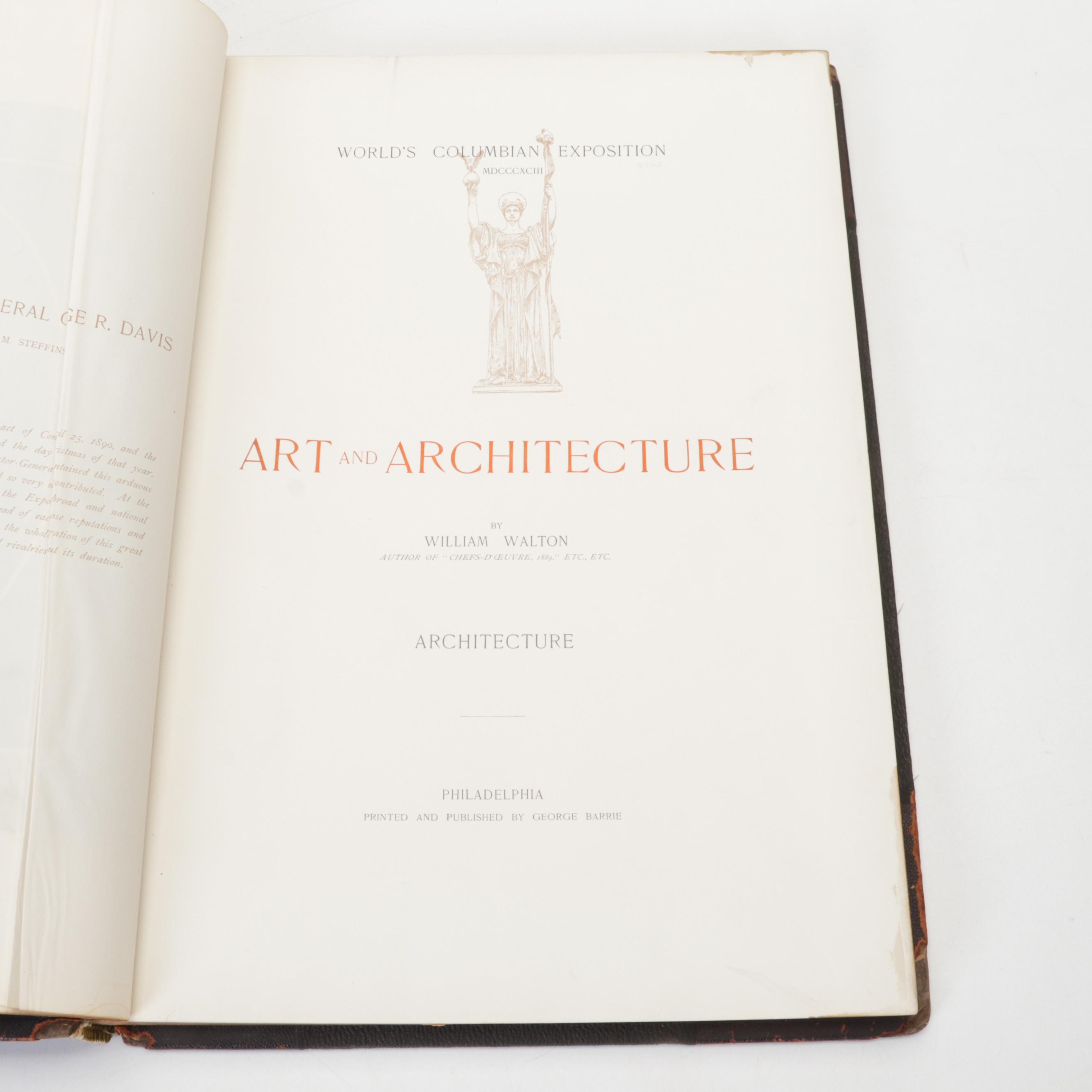 Illustrated "Art and Architecture" by William Walton, 1893