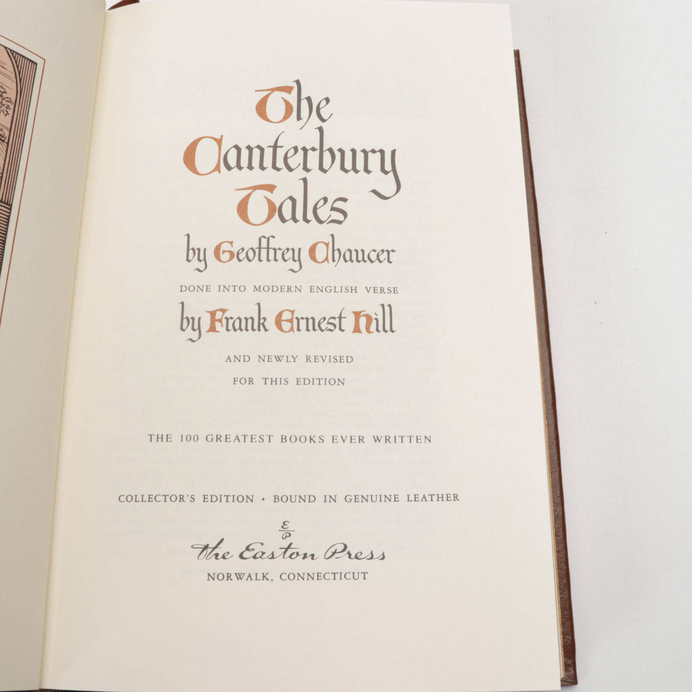 Easton Press Fiction and Poetry Including Dickens, Keats, Poe, and Whitman