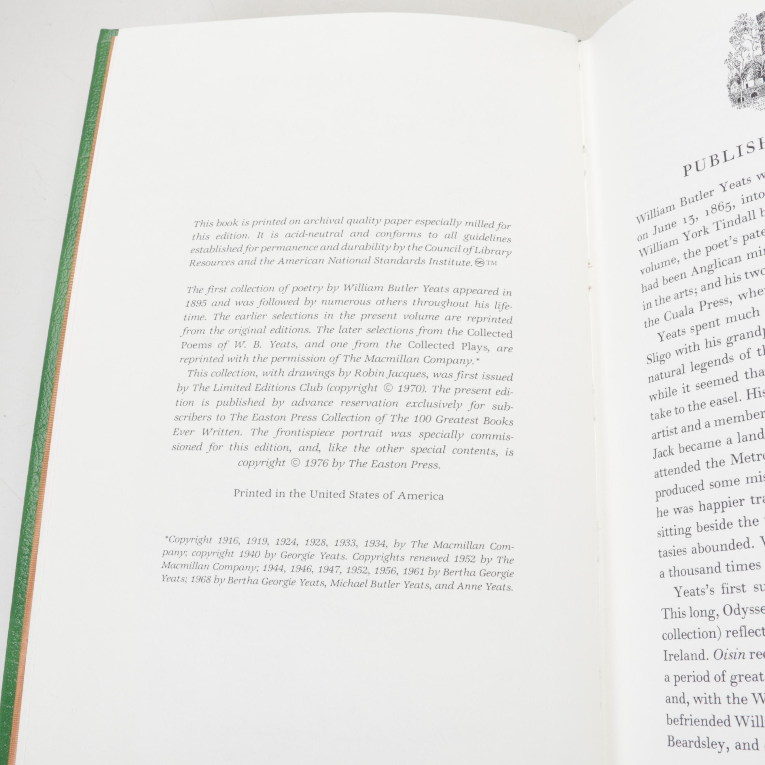 Easton Press Fiction and Poetry Including Dickens, Keats, Poe, and Whitman