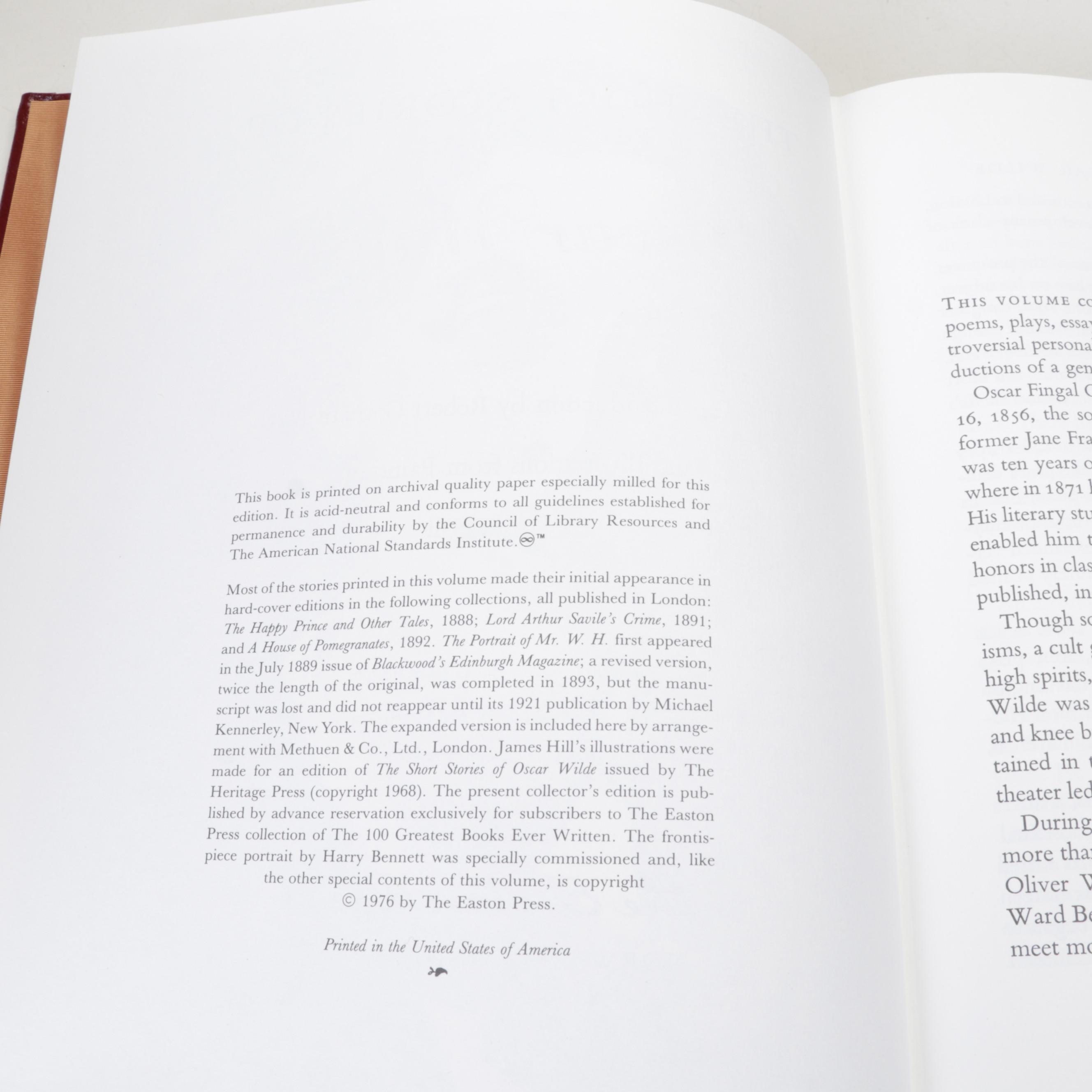 Easton Press Fiction and Poetry Including Dickens, Keats, Poe, and Whitman