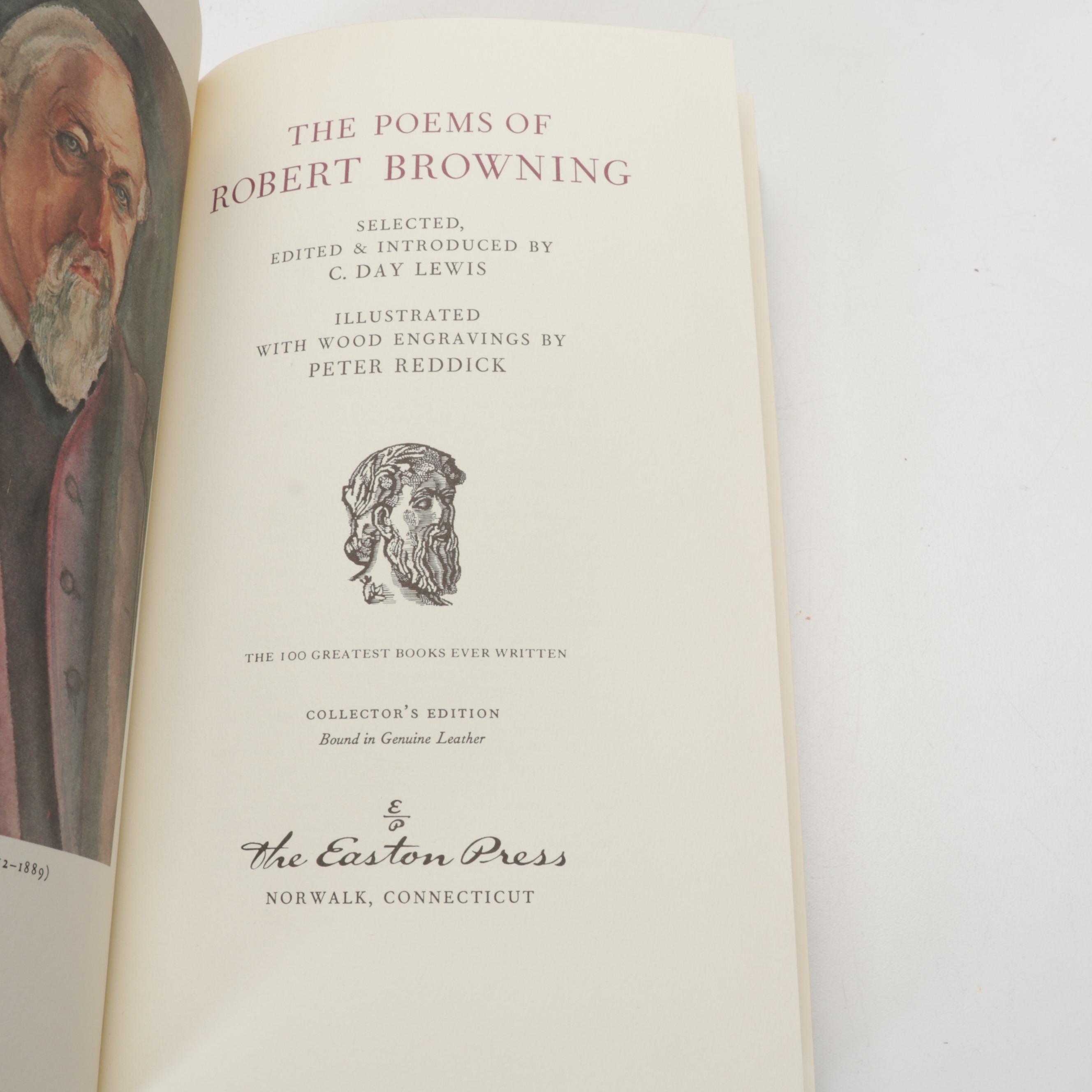 Easton Press Fiction and Poetry Including Dickens, Keats, Poe, and Whitman
