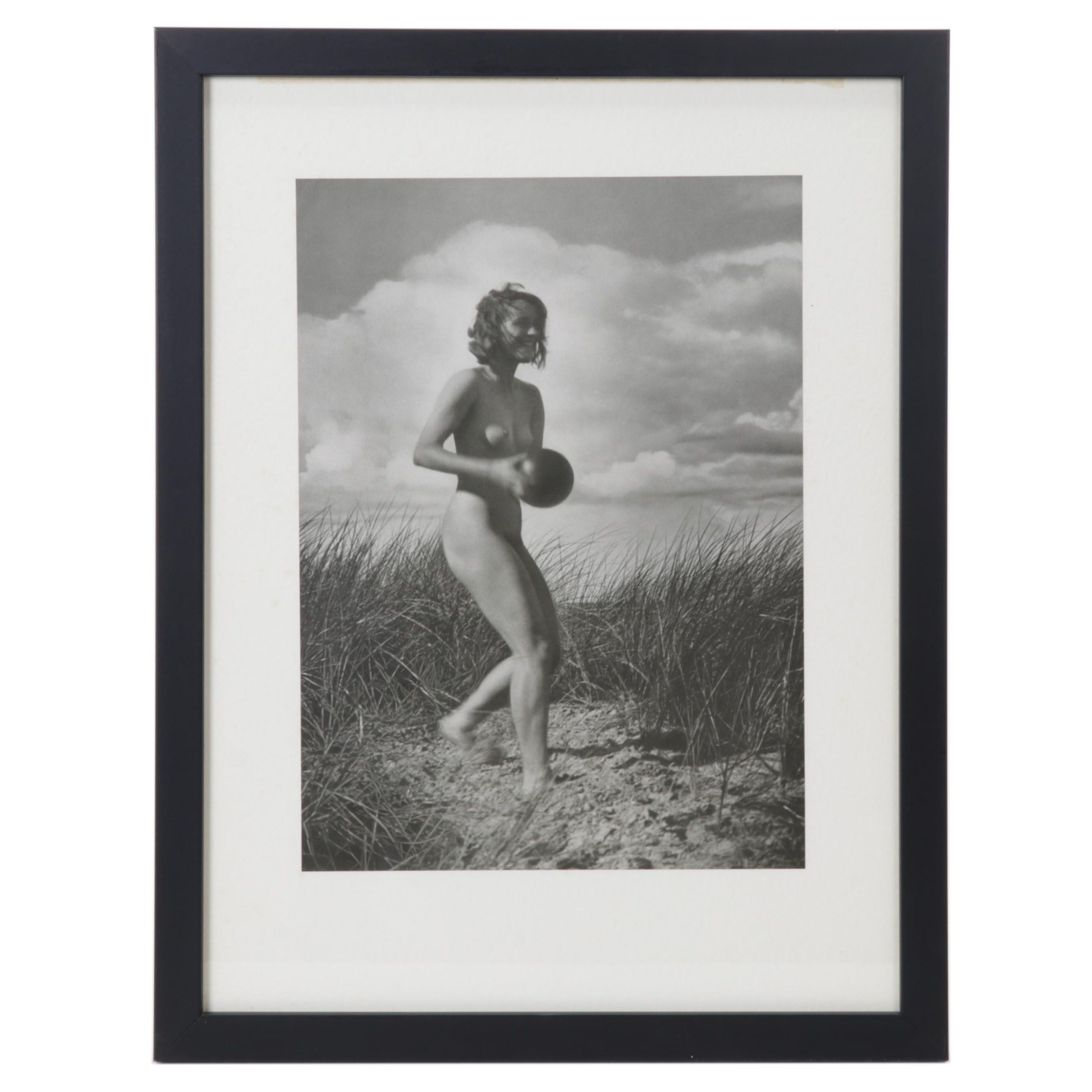 Bruno Schultz Nude Portrait Halftone From "Das Deutsches Aktwerk," Circa 1938