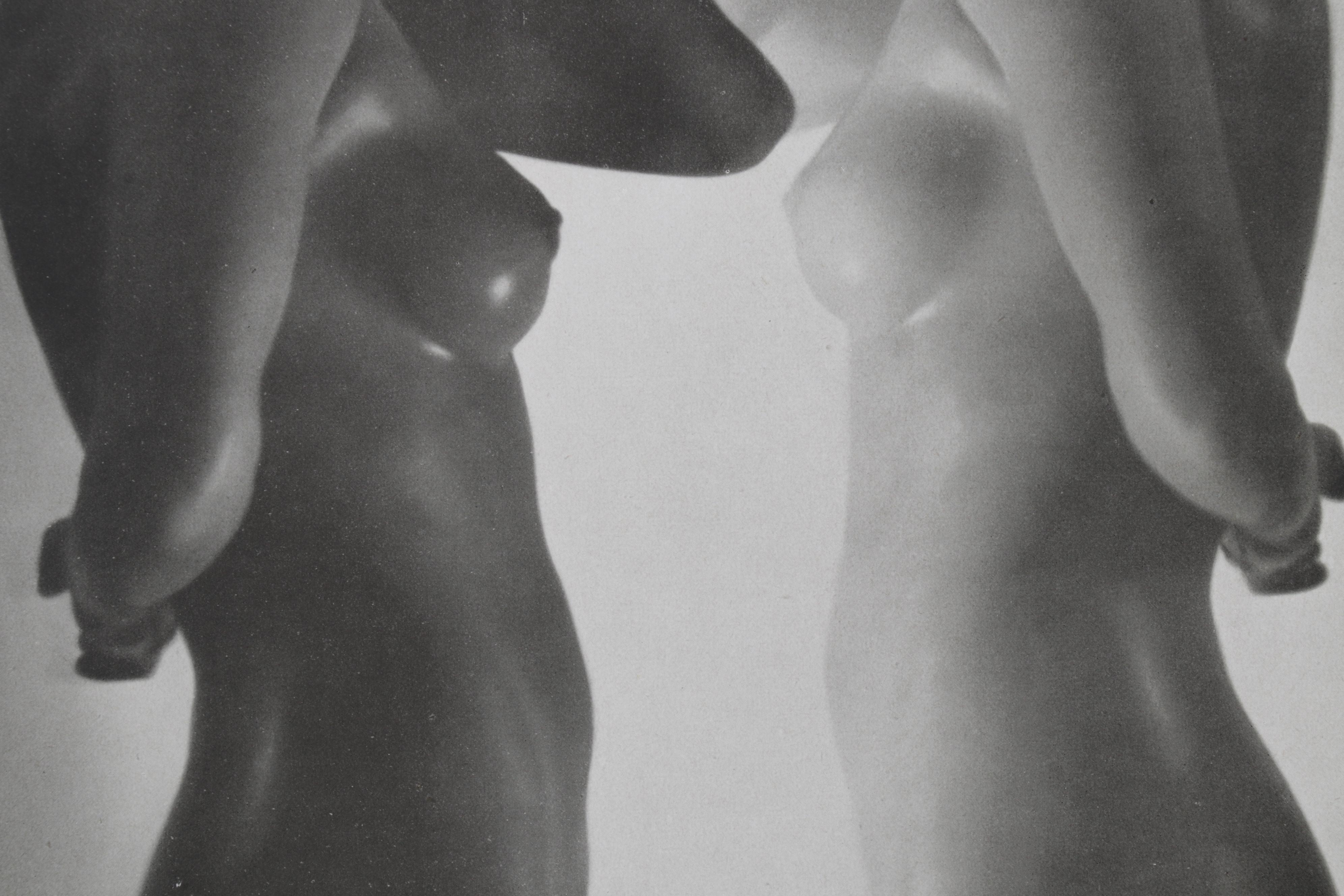 Dorothy Wilding Nude Portrait Halftone From "Das Deutsche Aktwerk," Circa 1940