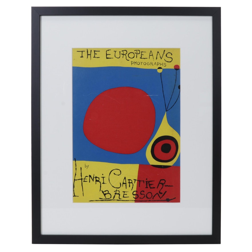 Joan Miró Color Lithograph for Henri Cartier-Bresson's "The Europeans," 1955