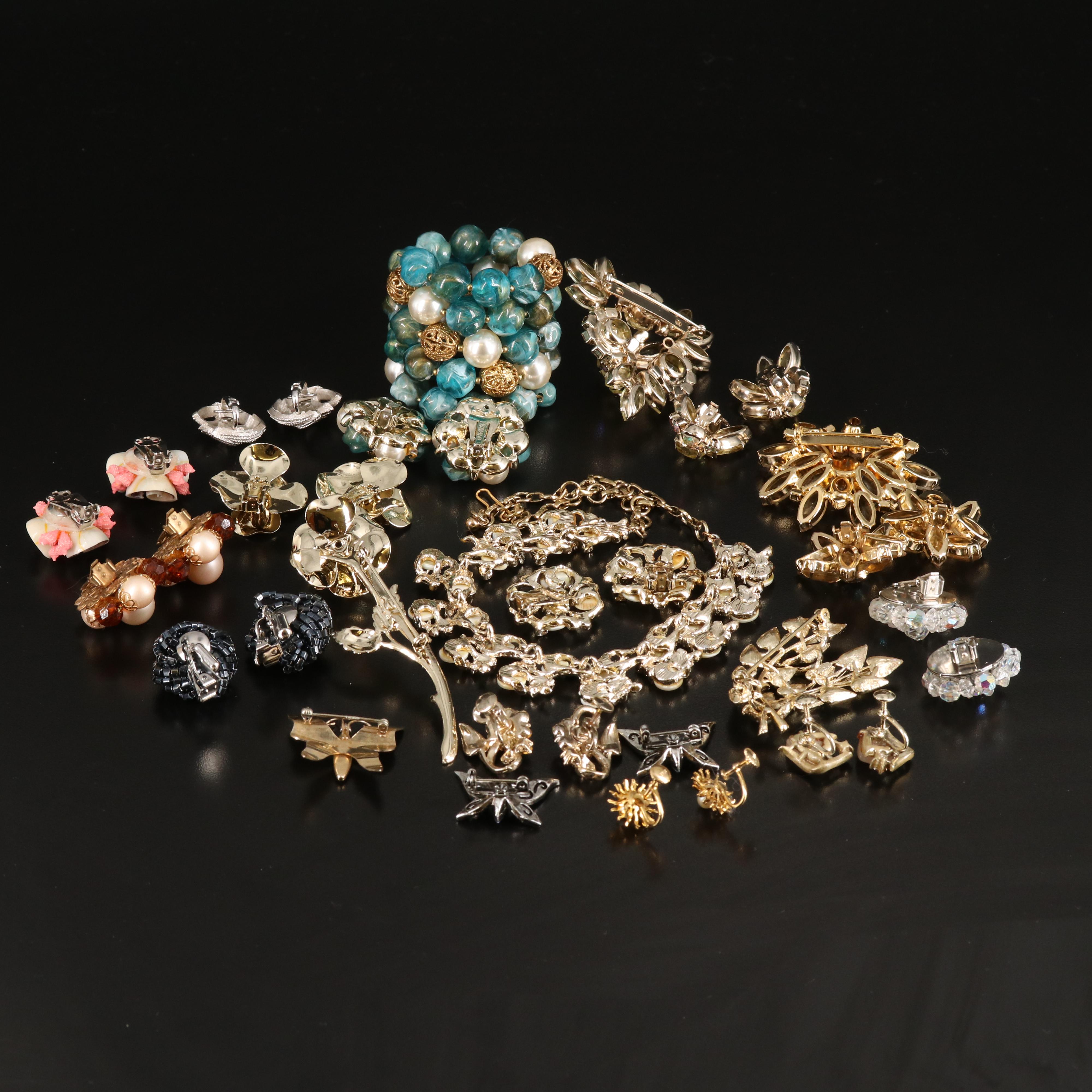 Jewelry Sets Featured in Vintage Rhinestone and Gemstone Collection