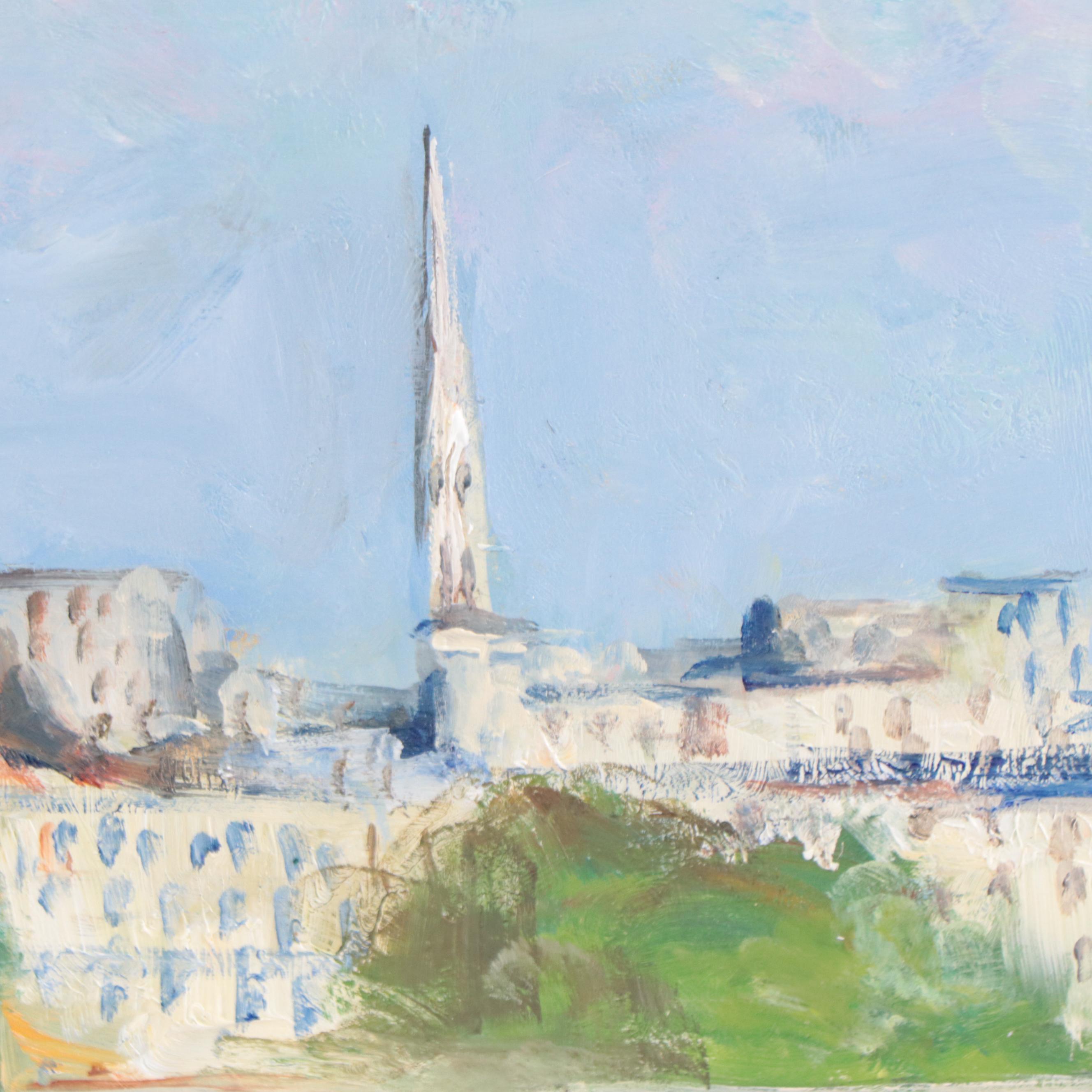 Nino Pippa Oil Painting "Paris - Spring Time from the Seine," 2016