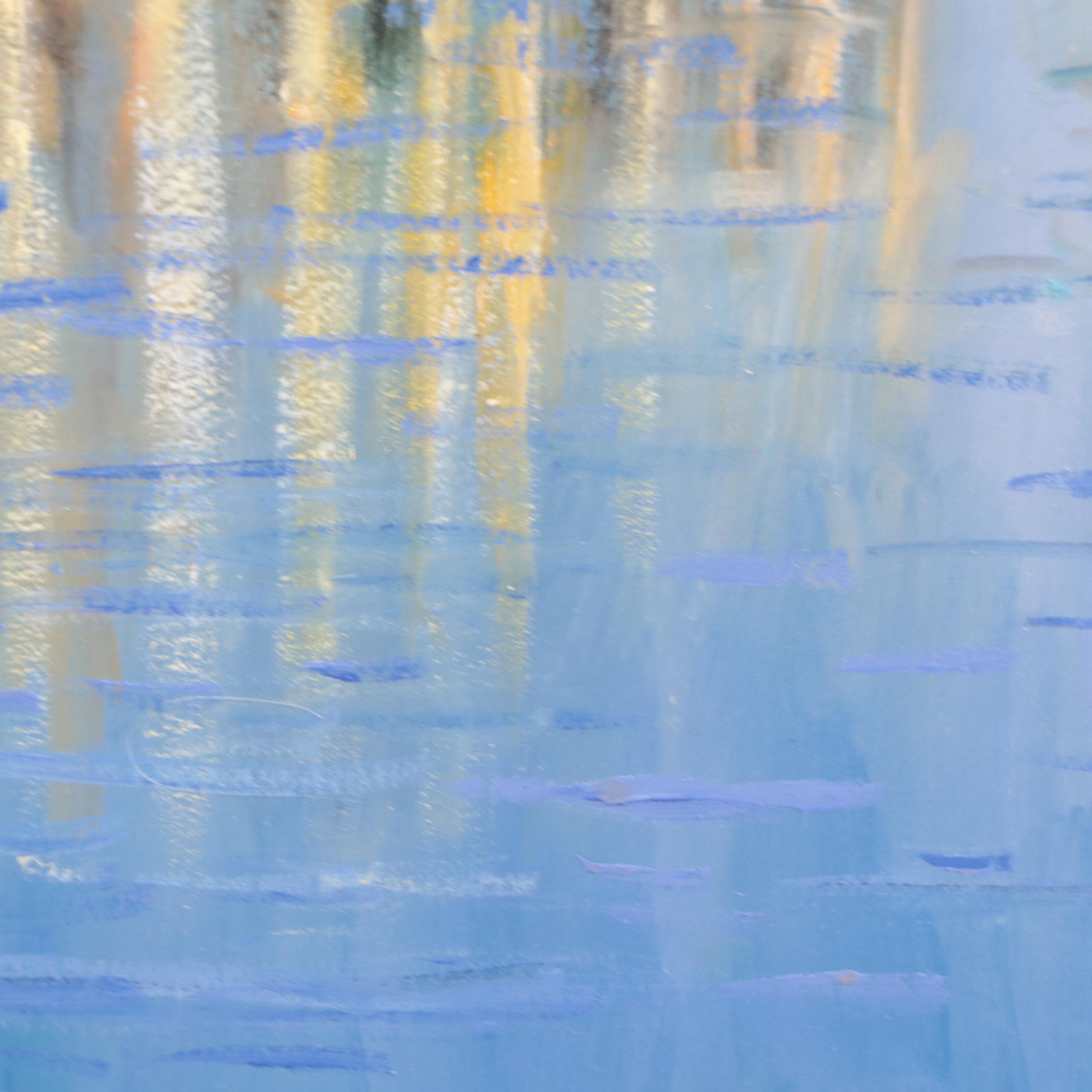 Nino Pippa Oil Painting "In Van Gogh Footsteps - Arles Reflections on the Rhone"