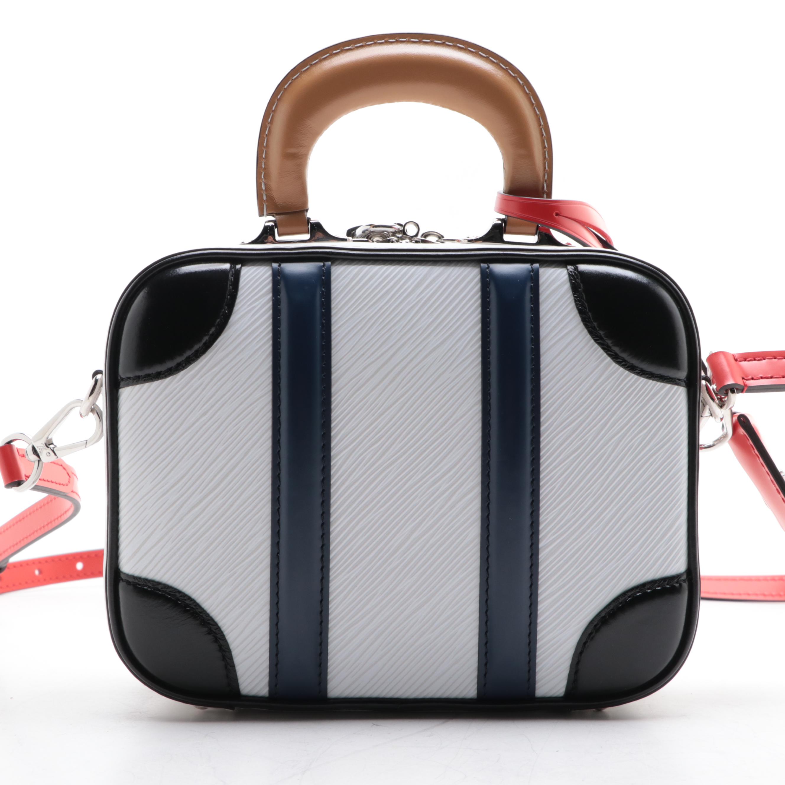 Louis Vuitton Valisette BB Handbag in Tricolor Smooth and Epi Leather