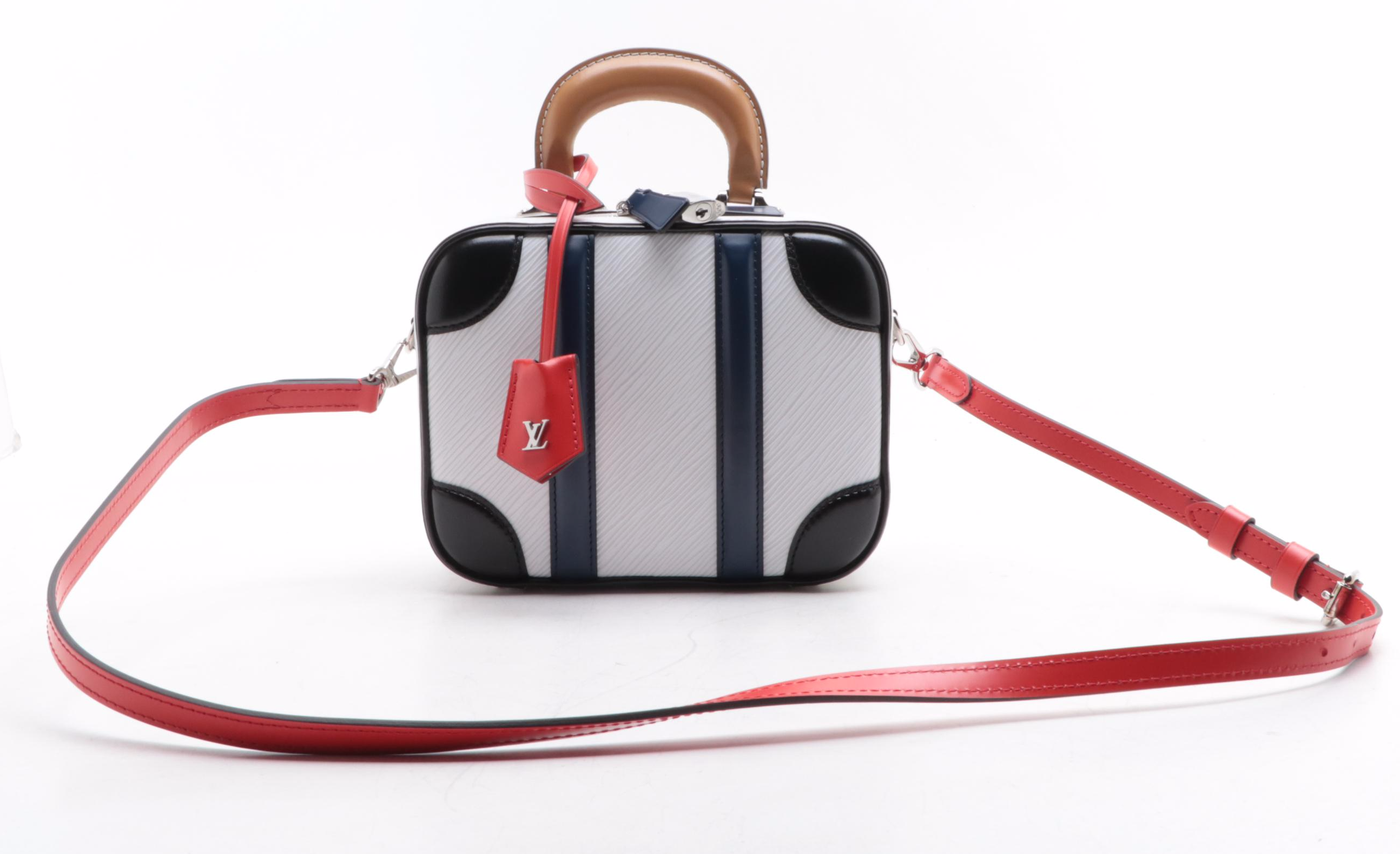 Louis Vuitton Valisette BB Handbag in Tricolor Smooth and Epi Leather