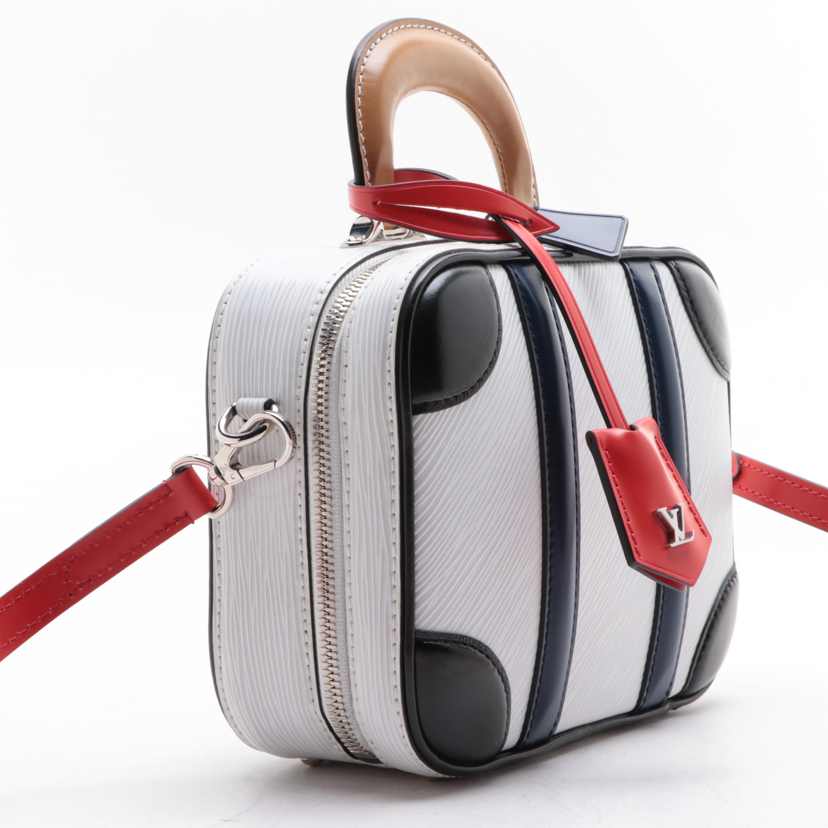 Louis Vuitton Valisette BB Handbag in Tricolor Smooth and Epi Leather