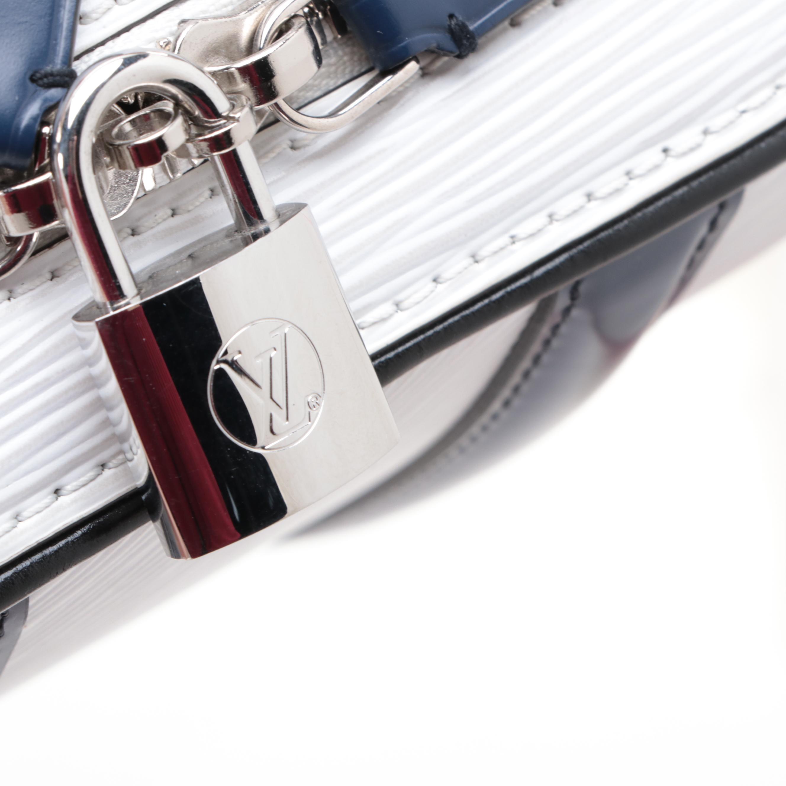 Louis Vuitton Valisette BB Handbag in Tricolor Smooth and Epi Leather