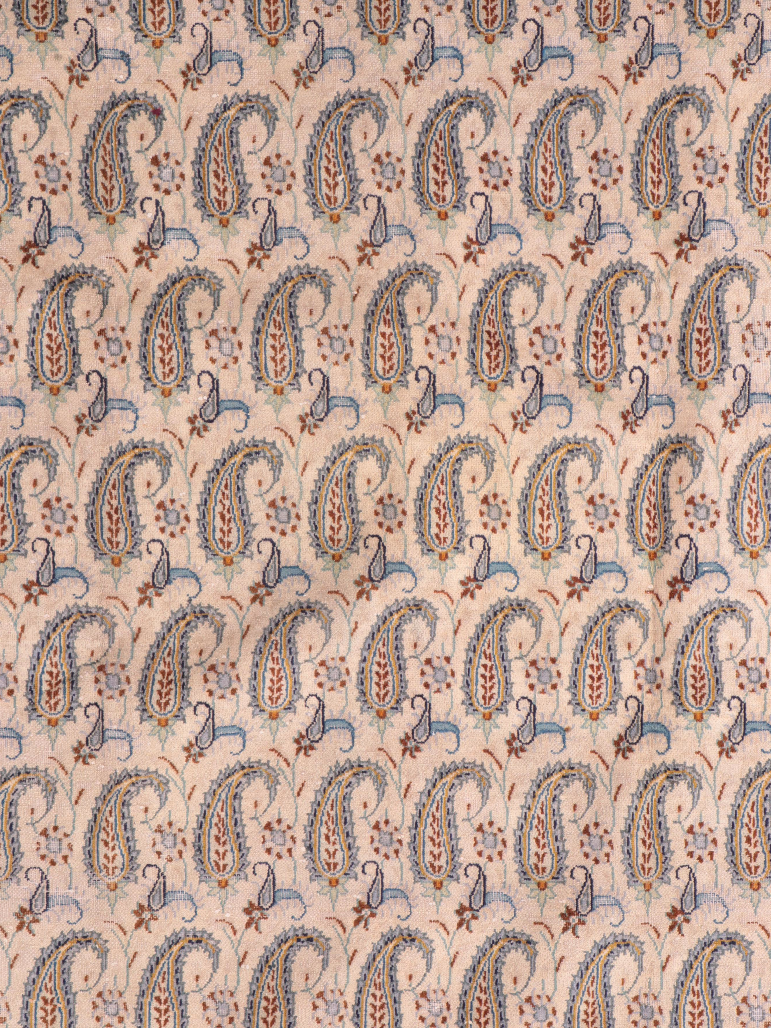 7'4 x 10'9 Hand-Knotted Persian Borujerd Area Rug