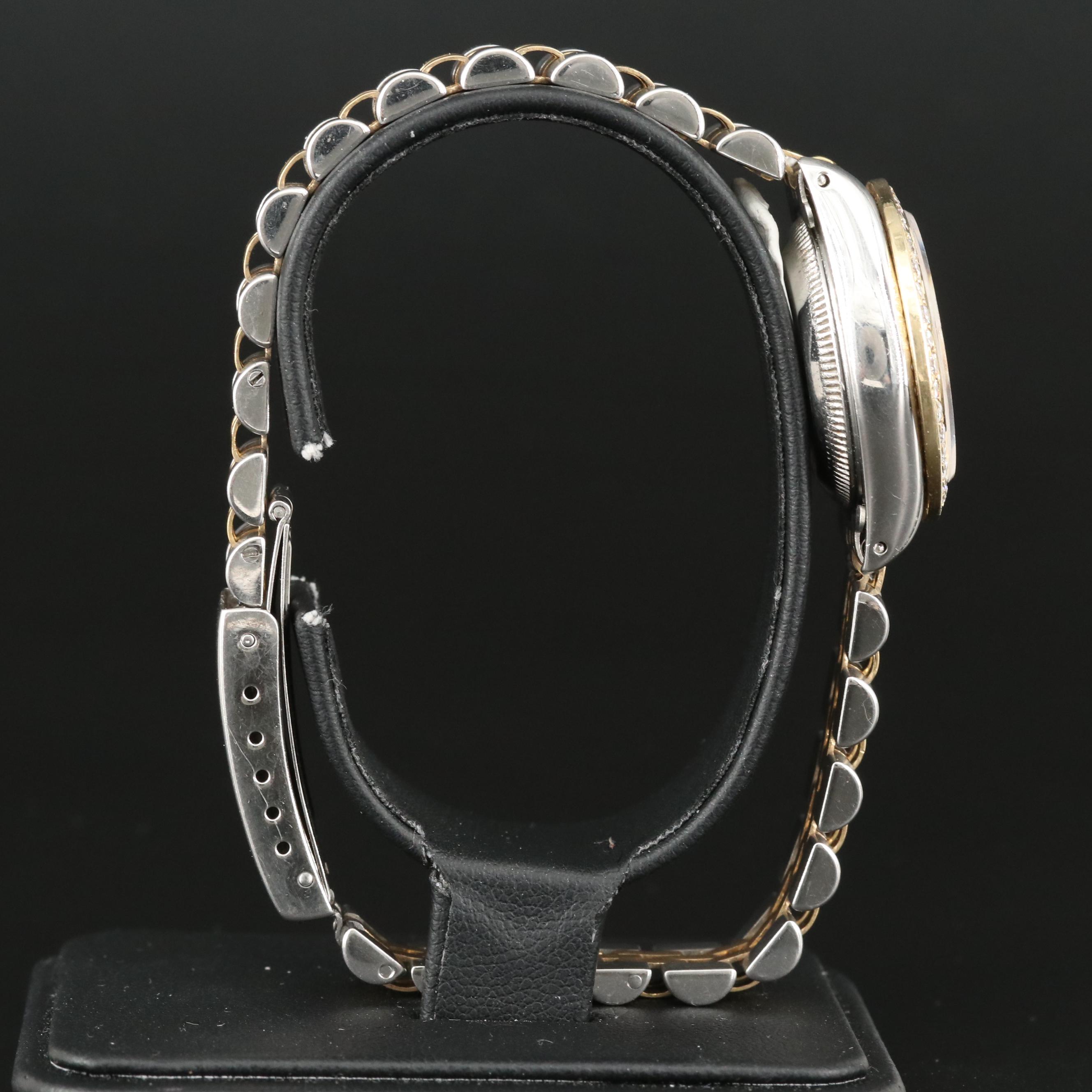 1983 Rolex Oyster Perpetual 1.17 CTW Diamond Dial and Bezel Datejust Watch