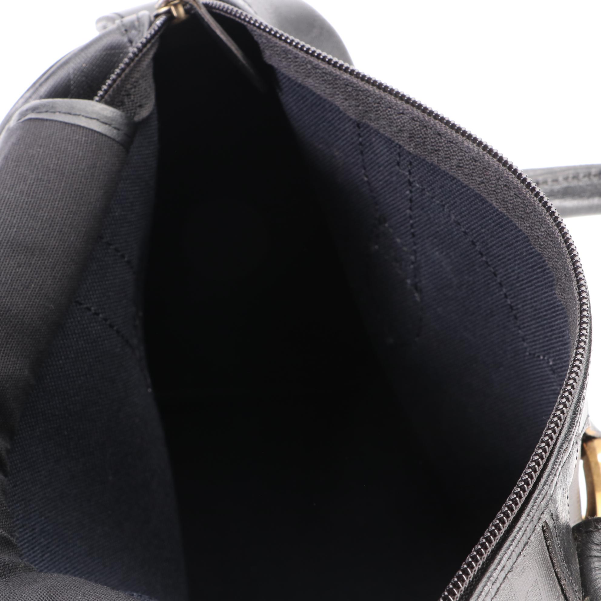 Christian Dior Boston Bag in Dior Oblique Coated Canvas and Leather