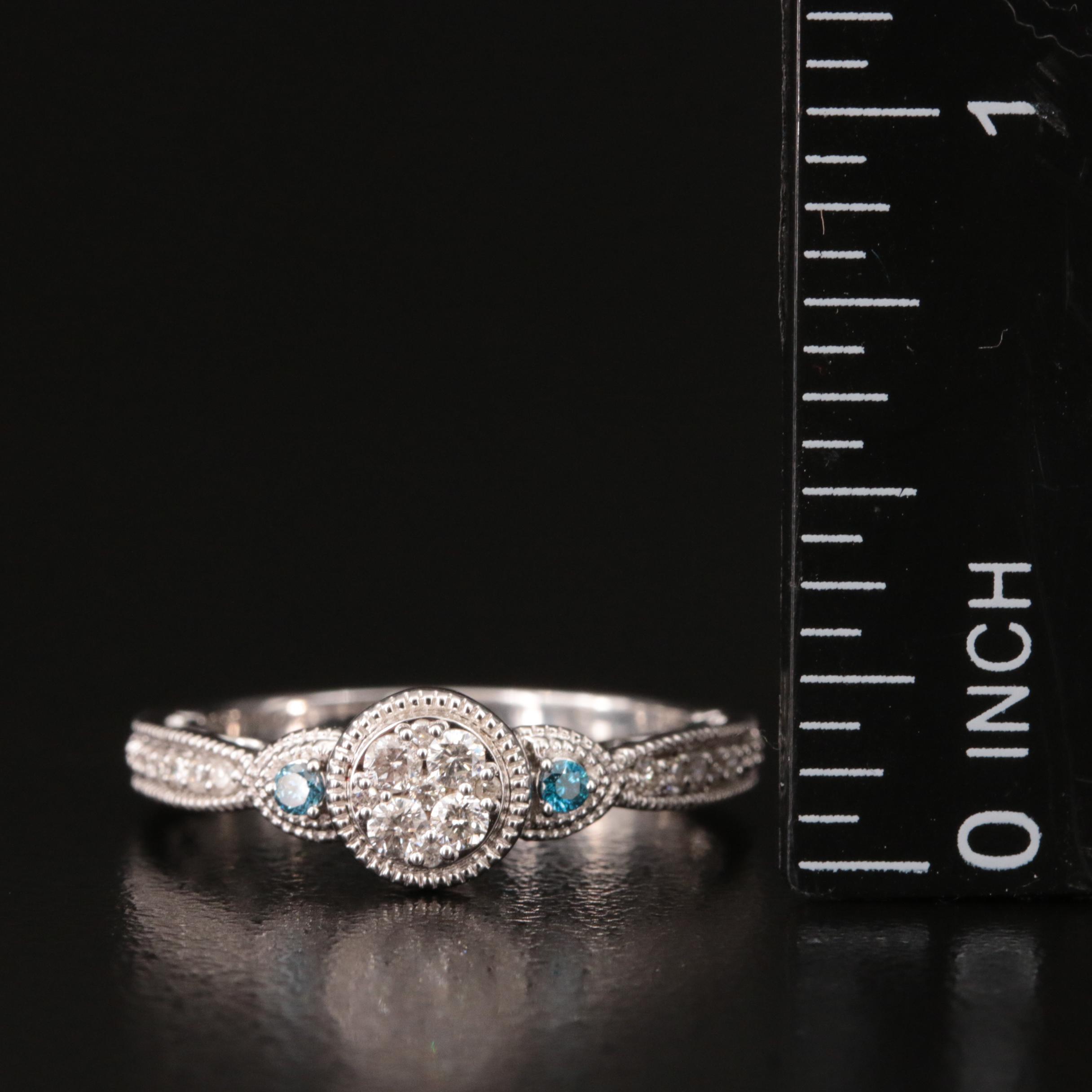 Diamond Ring in Sterling