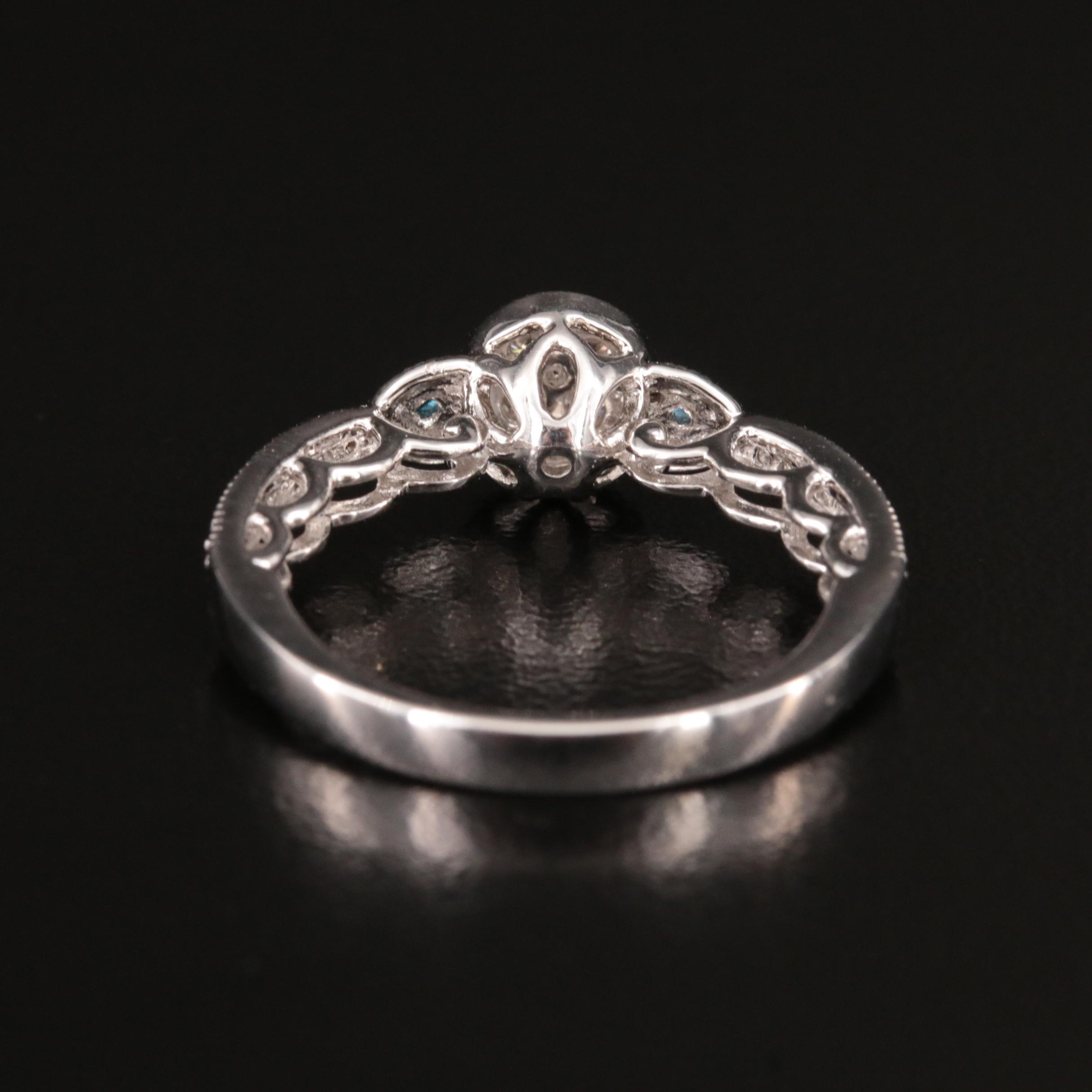 Diamond Ring in Sterling