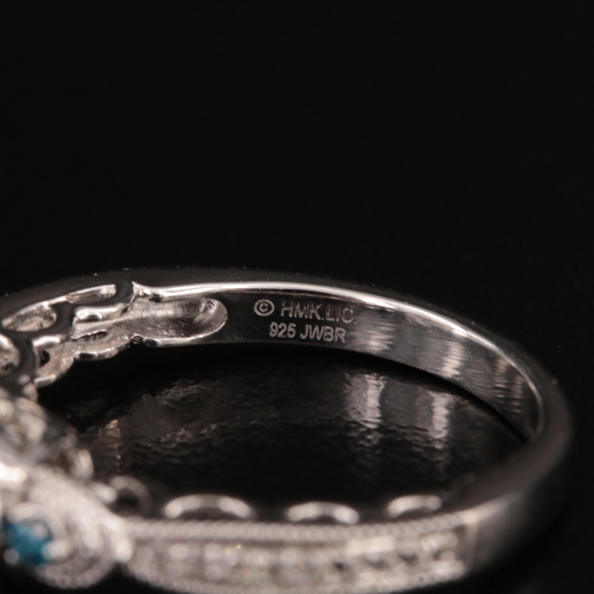 Diamond Ring in Sterling