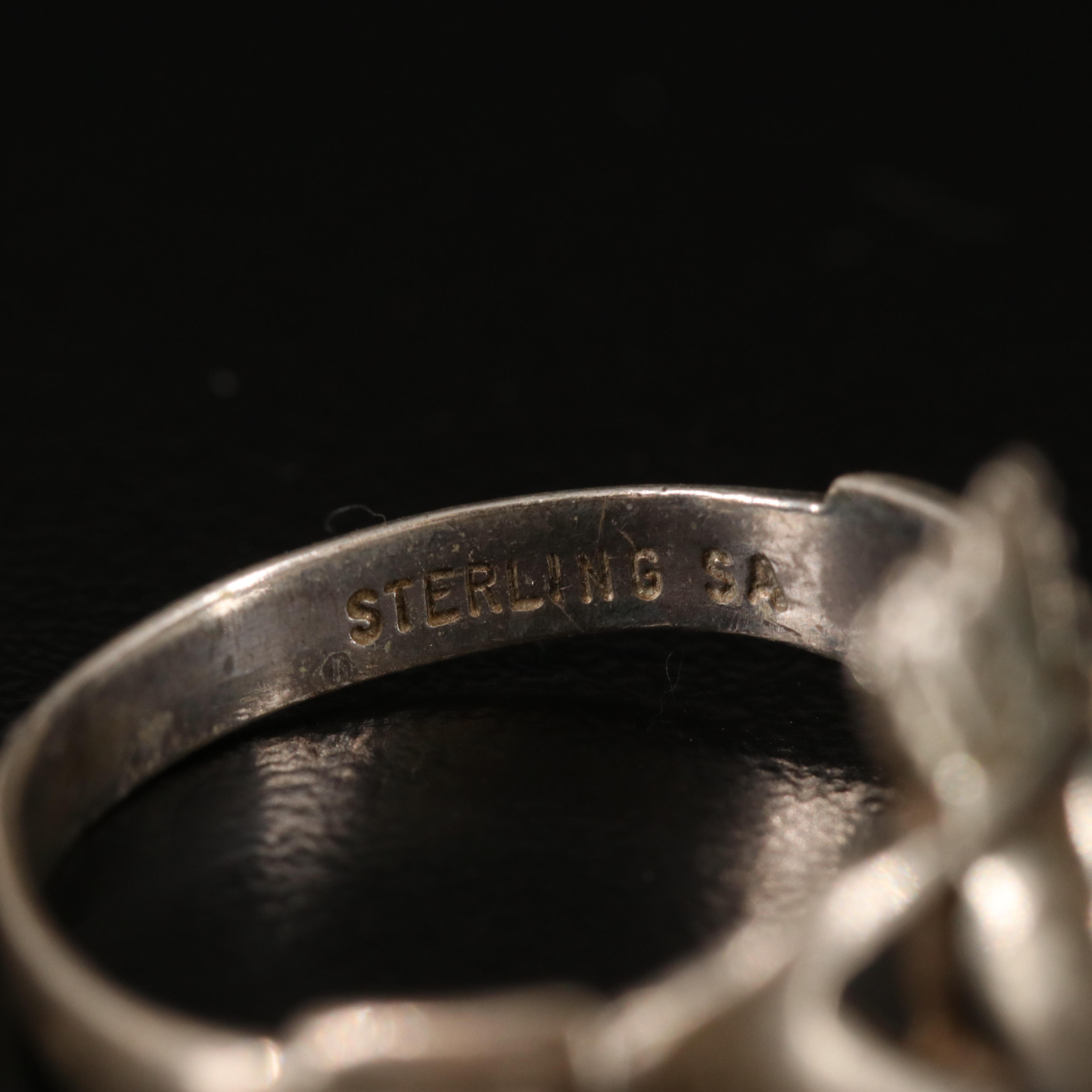 Abalone, Agate and Amber Featured in Jewelry Assortment Including Sterling