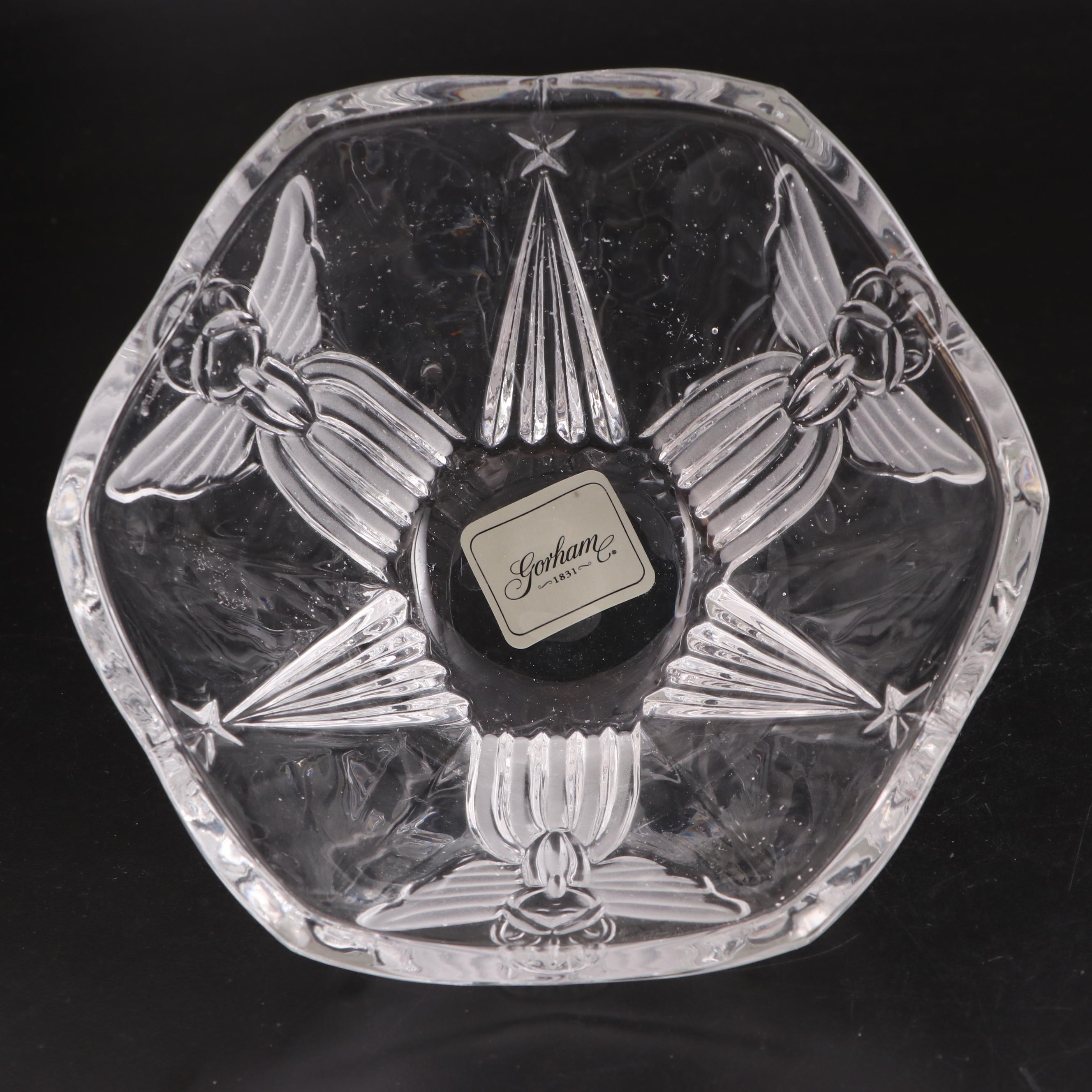 Gorham Crystal Candy Dishes and Ornaments with Studio Nova Silver Candy Dish