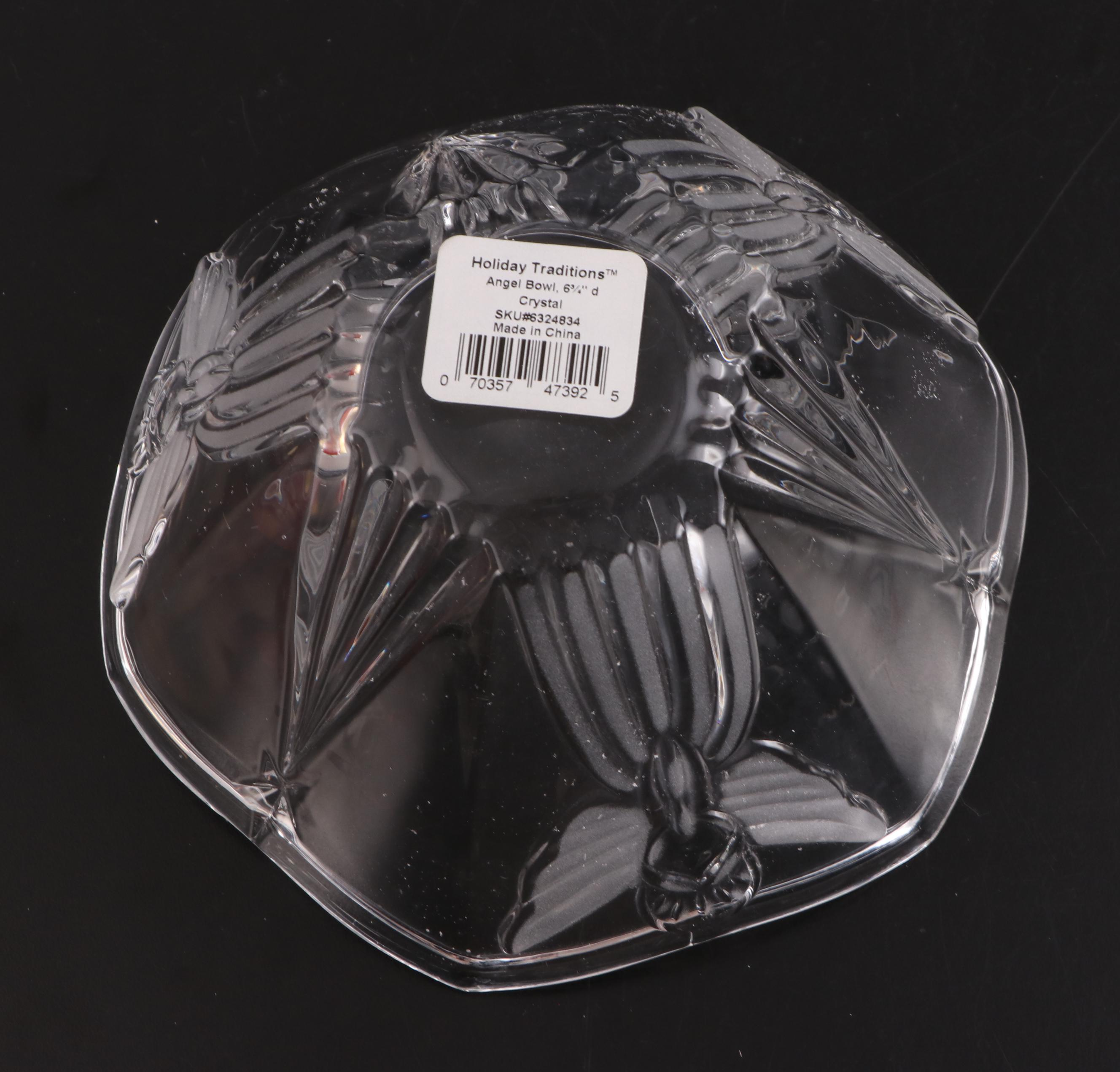 Gorham Crystal Candy Dishes and Ornaments with Studio Nova Silver Candy Dish